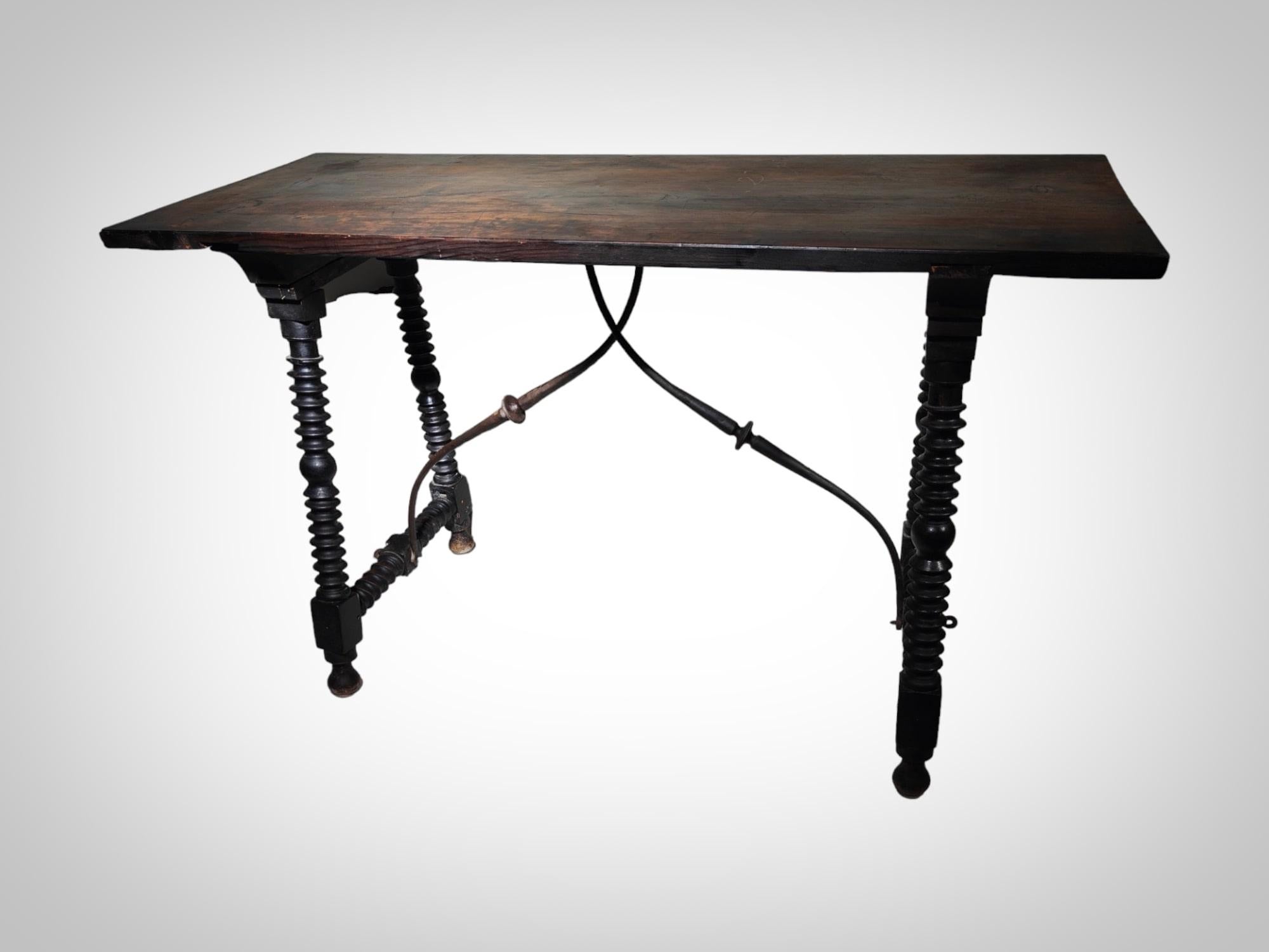 Fruitwood 17th Century Spanish Table For Sale
