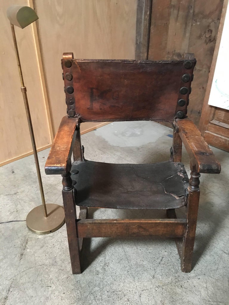 17th Century Spanish Throne Armchair at 1stDibs