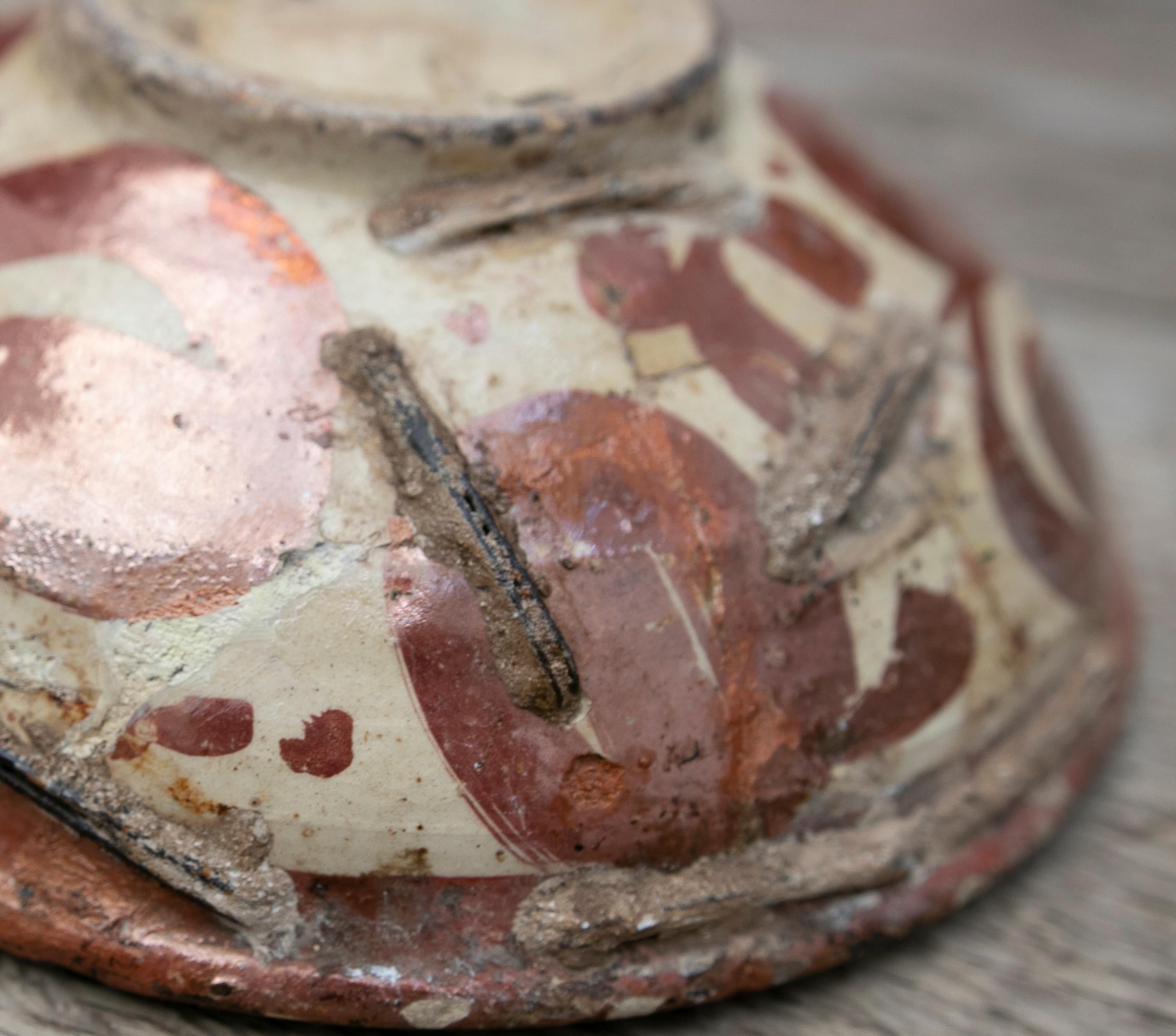 Piatto in ceramica a lustro di Manises spagnolo del XVII secolo in vendita 5