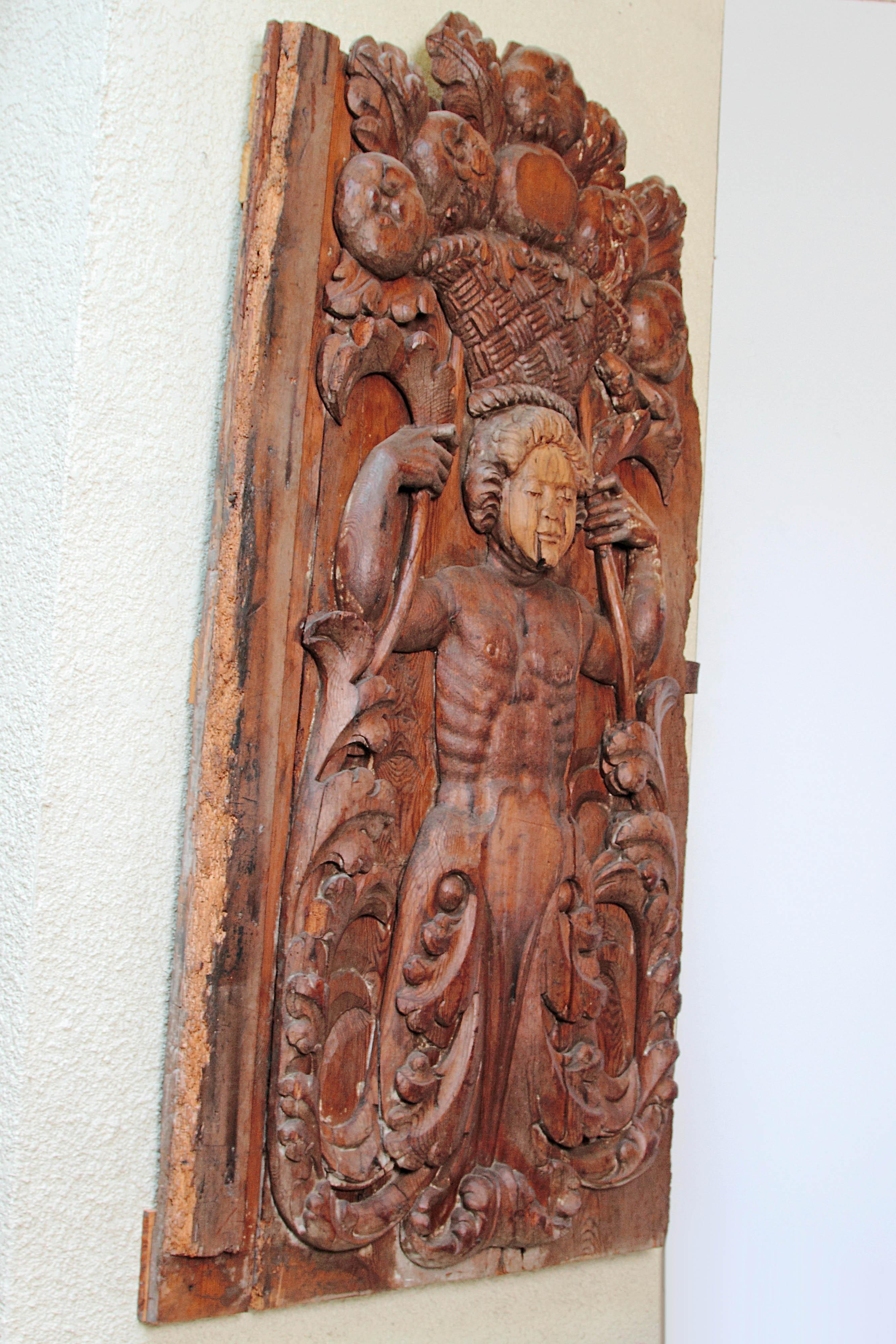 17th Century Spanish Wooden Door 4
