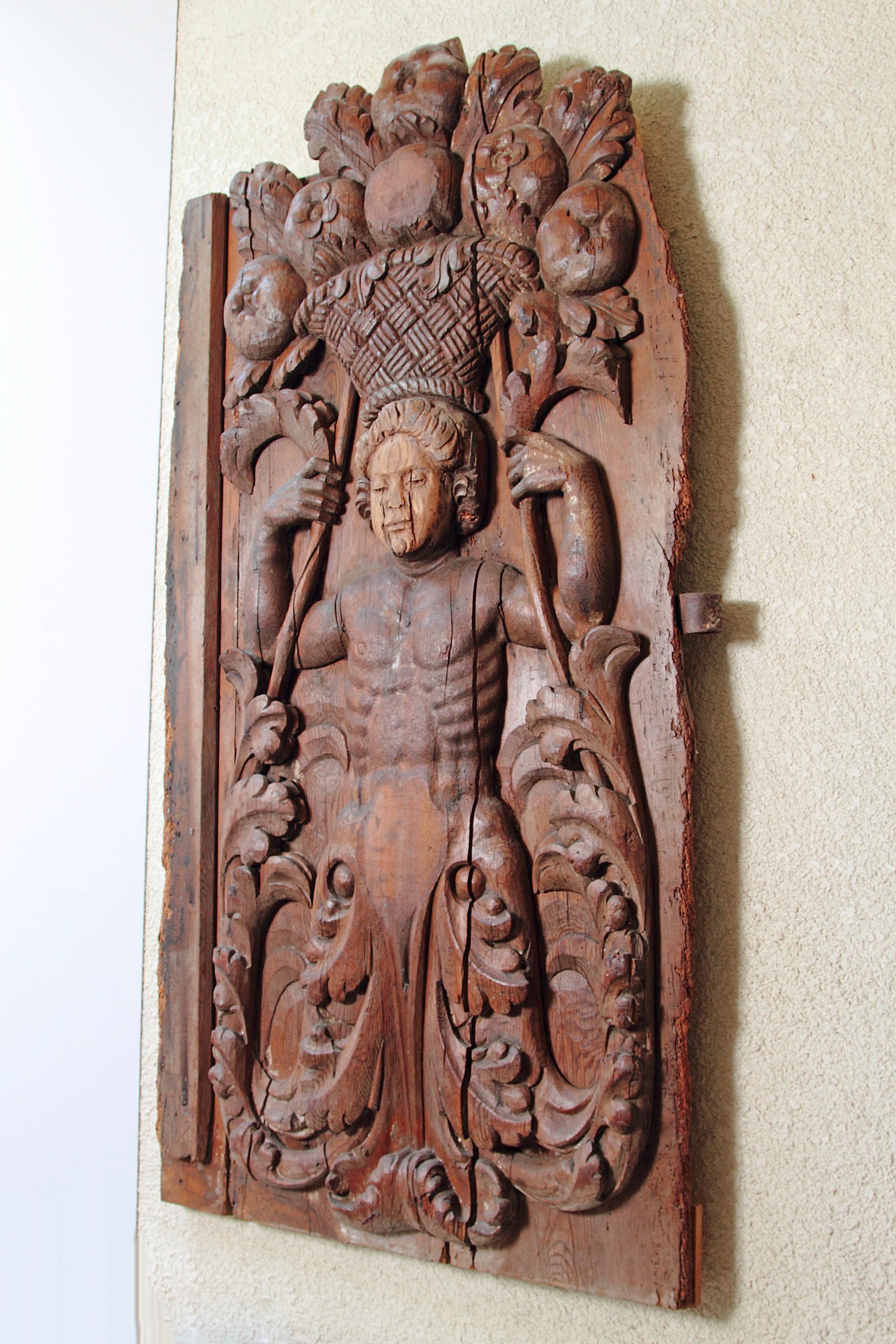 17th Century Spanish Wooden Door 2