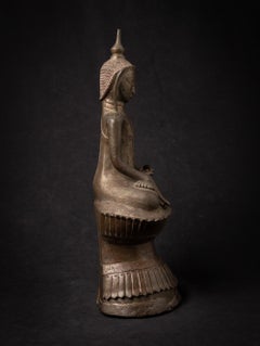 17th century Special antique bronze Burmese Buddha statue from Burma
