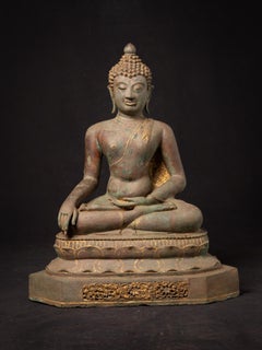17th century Special antique bronze Thai Buddha statue from Thailand