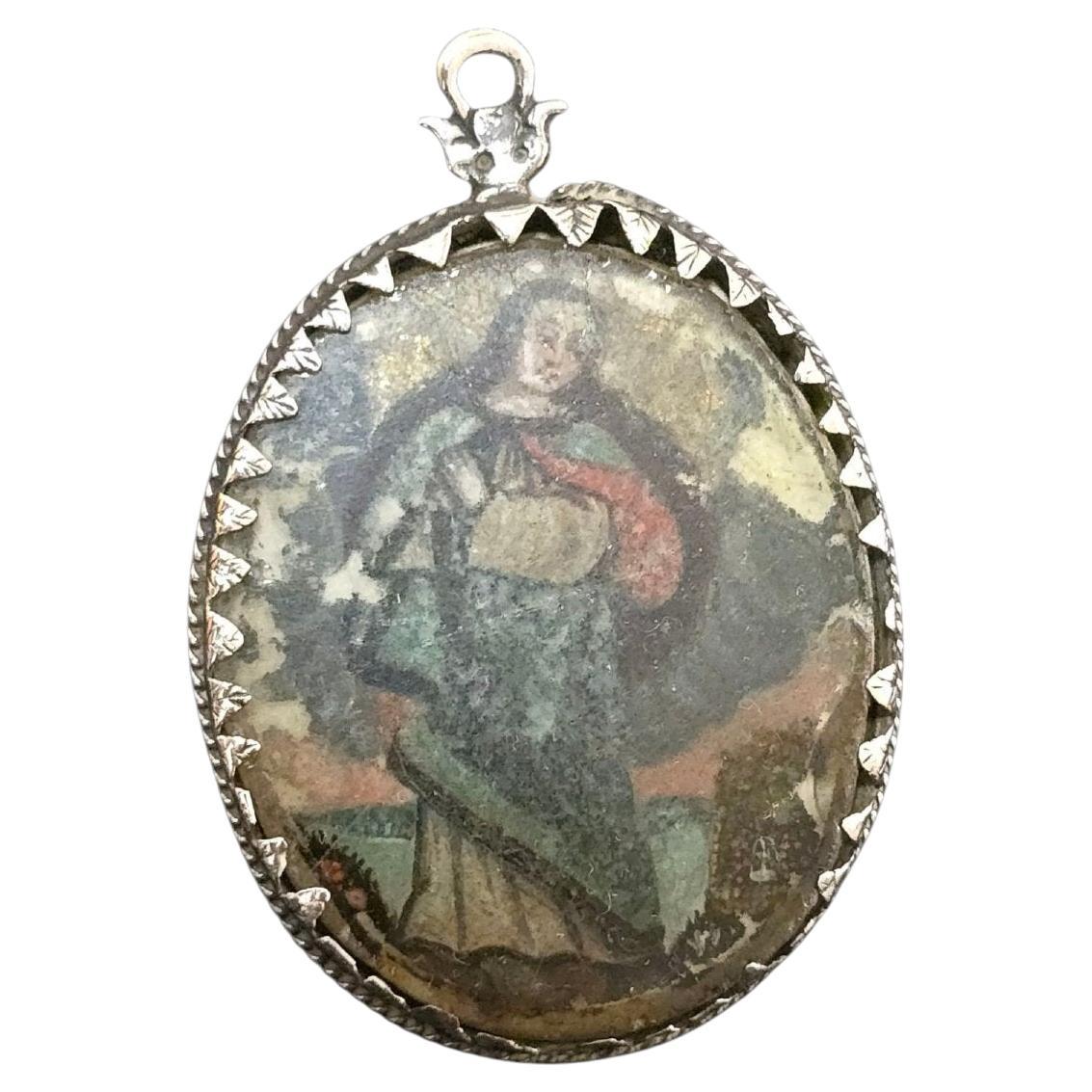 17th Century Sterling Silver Reliquary
