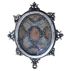 17th Century Sterling Silver Reliquary with Intact Wax Seal