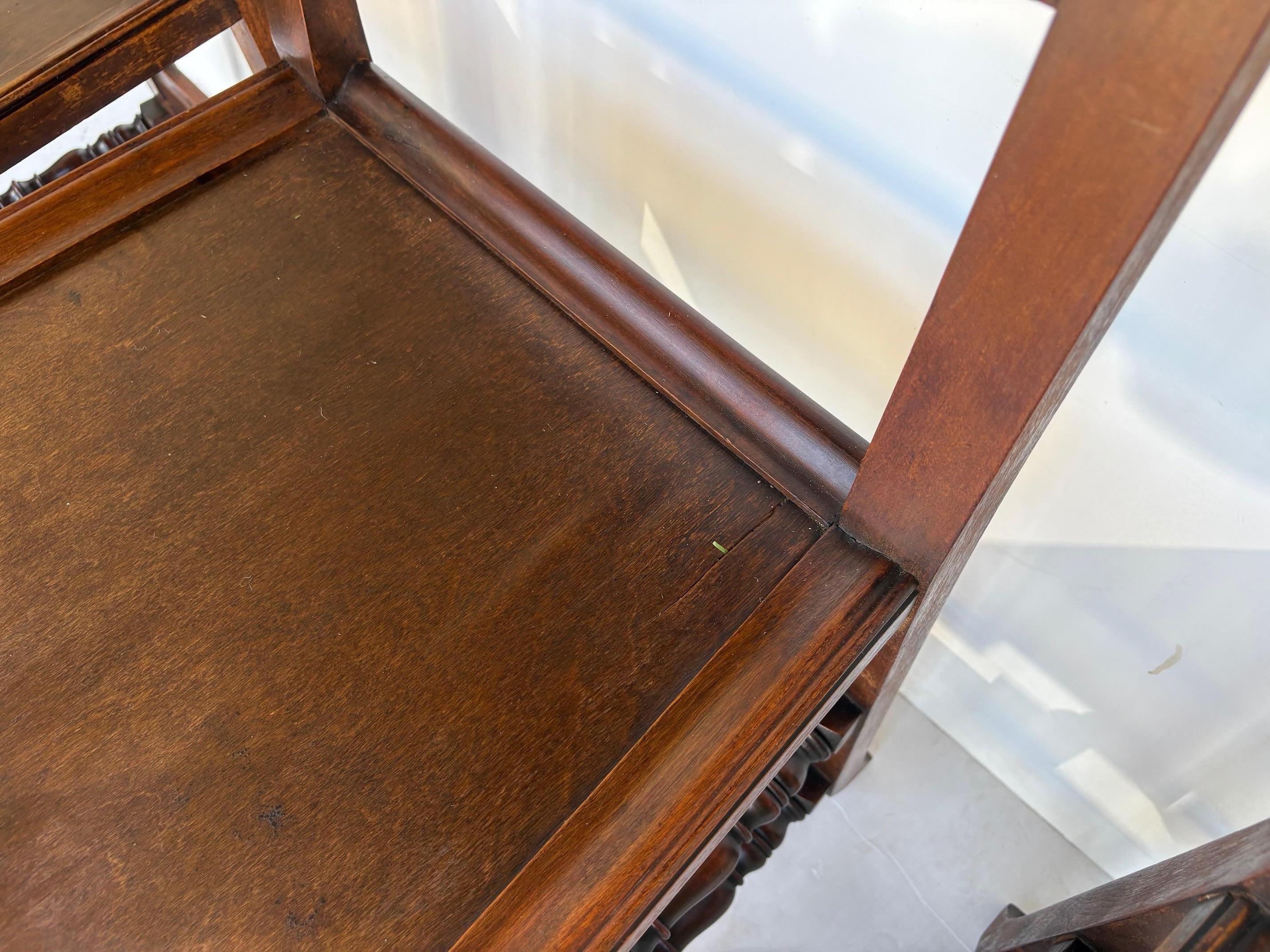 British 17th Century Style Dining Chairs - Set 6 For Sale