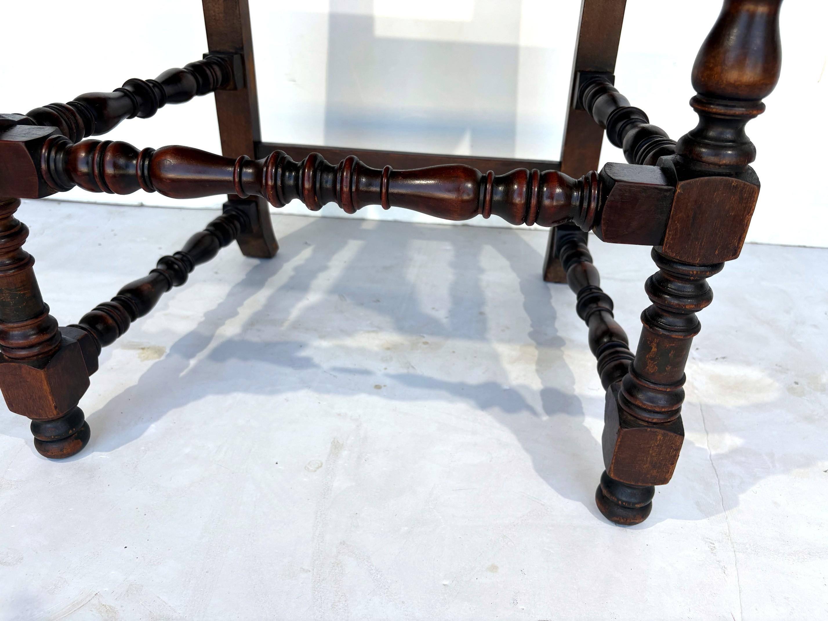 Walnut 17th Century Style Dining Chairs - Set 6 For Sale