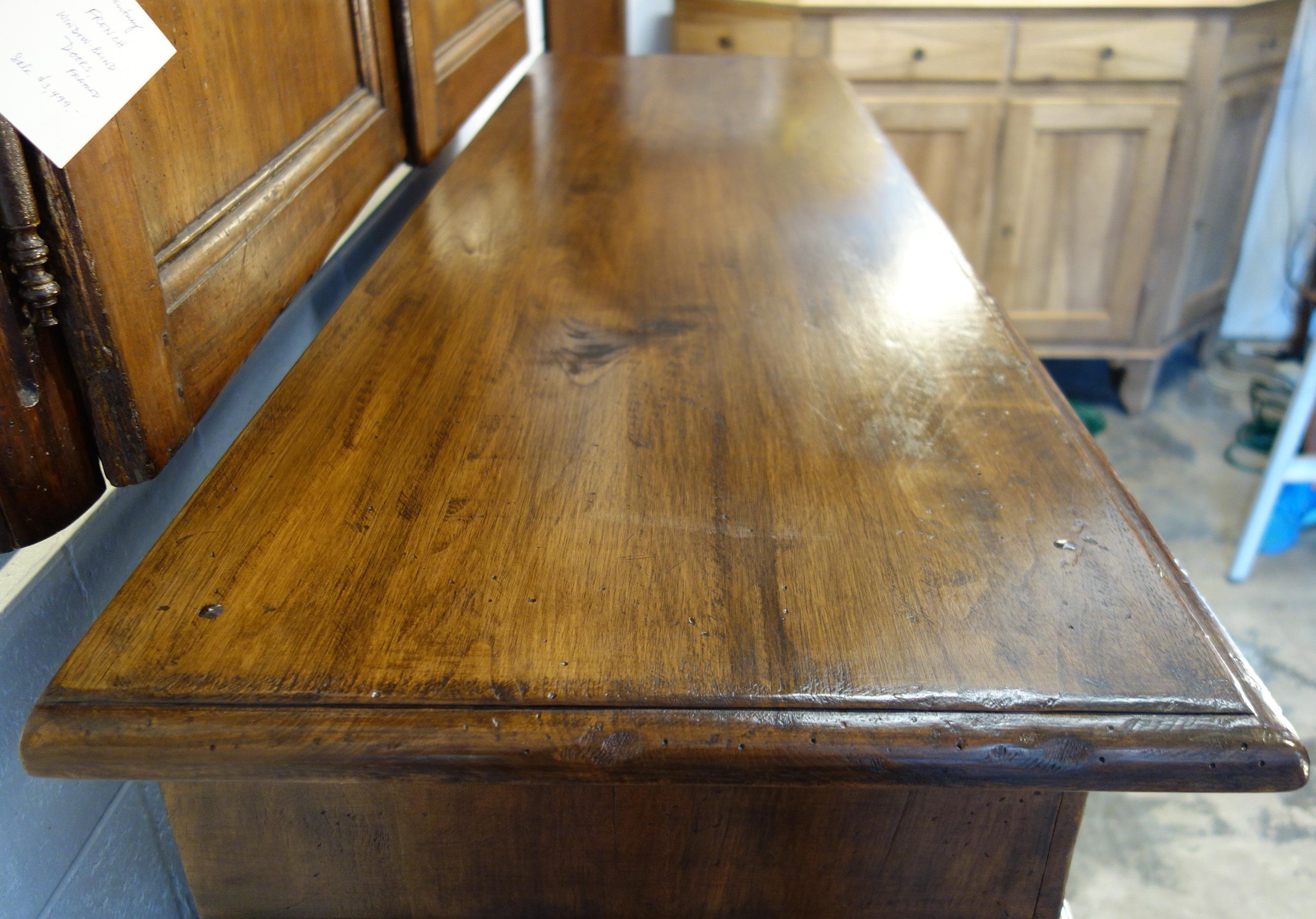 17th C Style Firenze Classic Old Walnut Credenza Custom Cabinet Line to order For Sale 8