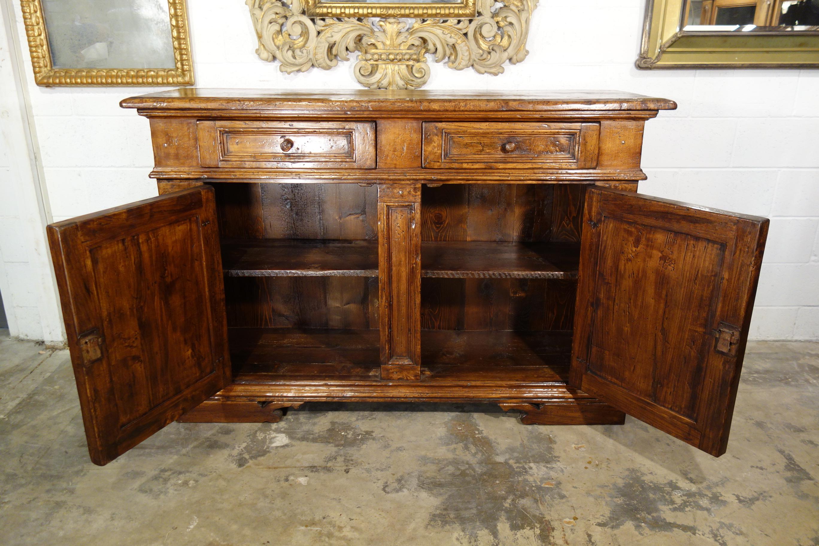 17th C Style FIRENZE Rustic Italian Credenza Size & Finish Options to order For Sale 8