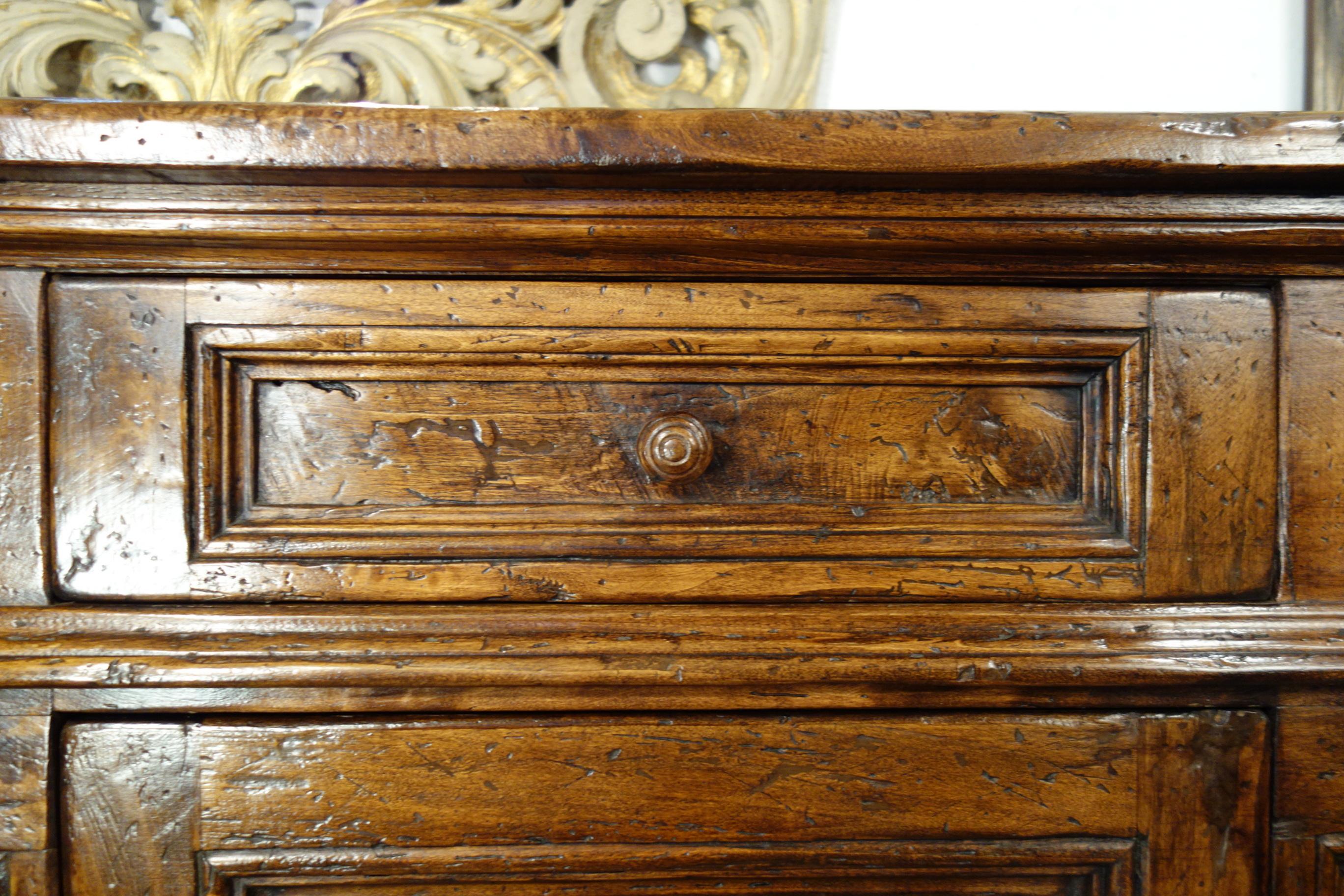 17th C Style FIRENZE Rustic Italian Credenza Size & Finish Options to order For Sale 2