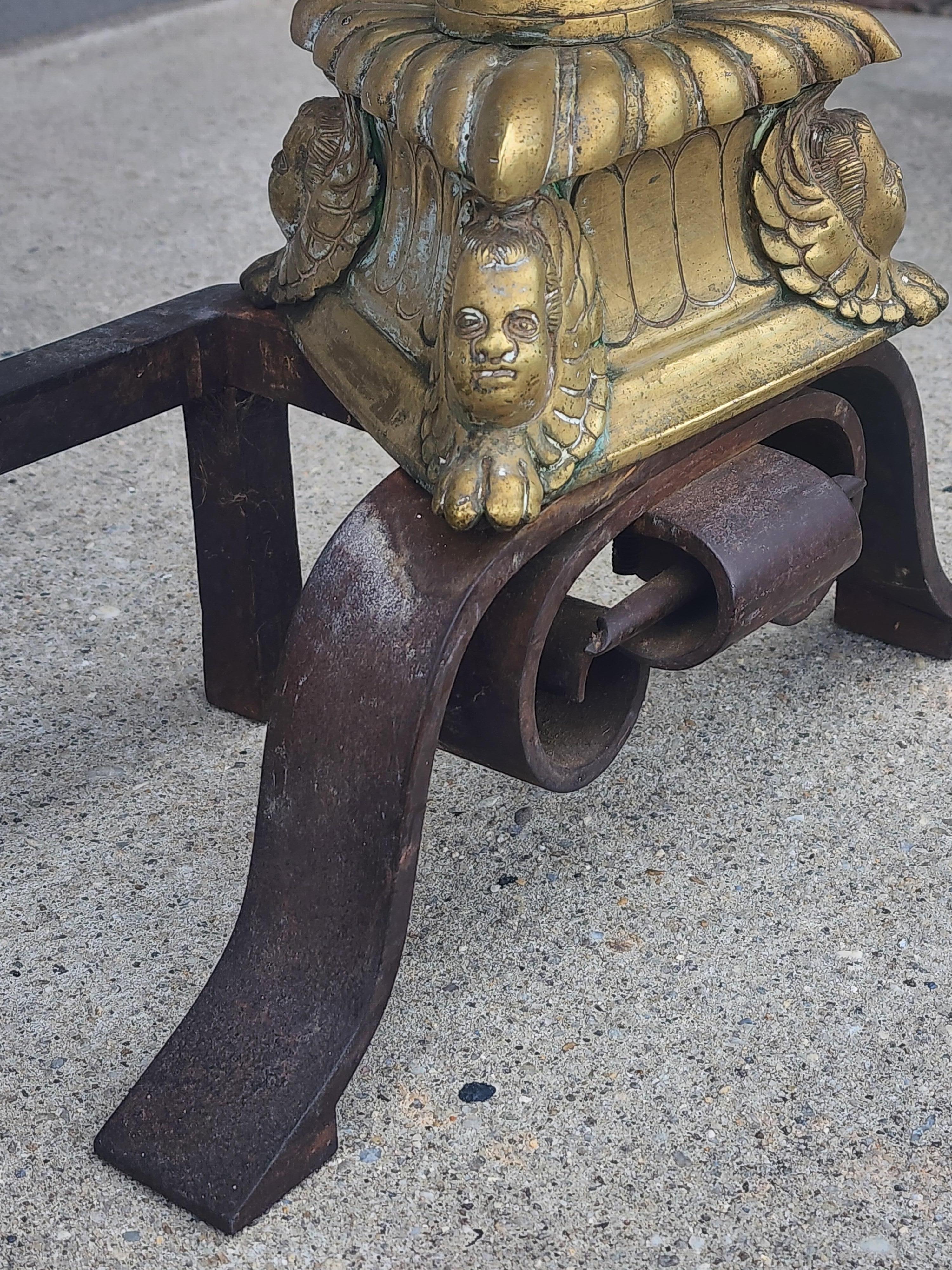 19th Century 17th Century Style Flemish Andirons For Sale