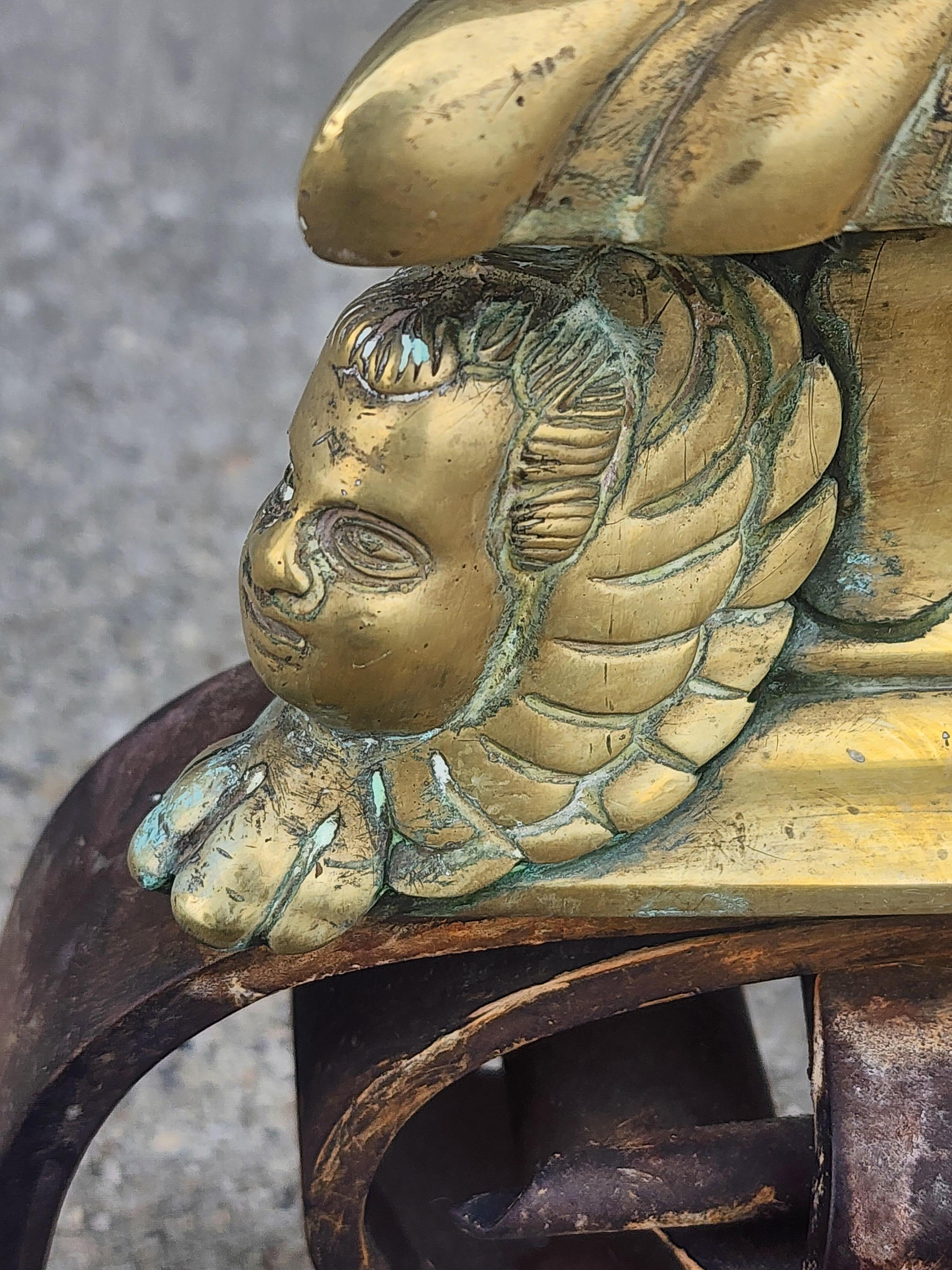 17th Century Style Flemish Andirons For Sale 1