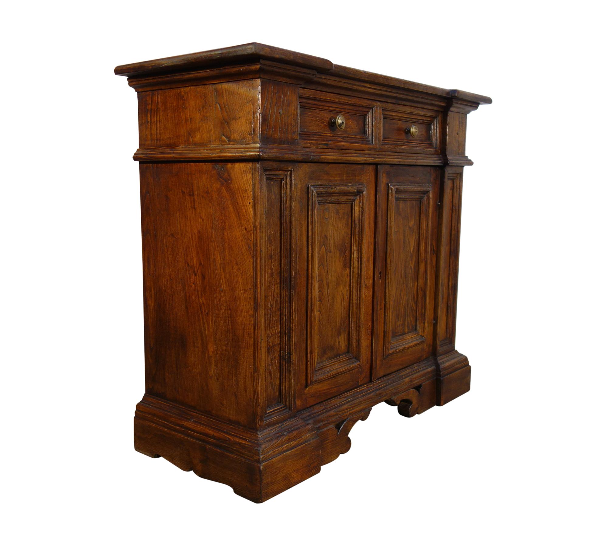 17th Century style Italian small commode in rustic old chestnut, to order and available in custom sizes by quote; 3-4 week production.  Expedited shipping options by quote.

Introducing our “Credenzino” - The Italian Art & Handcraft of Fine Antique