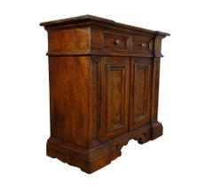 17th C Style Italian Small Commode in Rustic Old Chestnut Size & Finish Options
