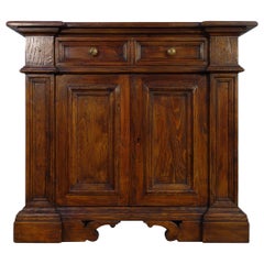 17th C Style Italian Small Commode in Rustic Old Chestnut Size & Finish Options
