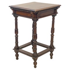 17th Century Style Italian Walnut Side Table