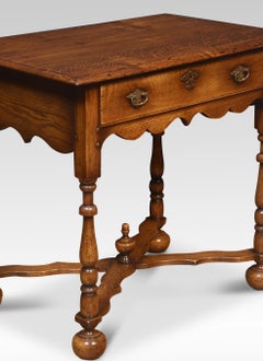 17th century style oak side table
