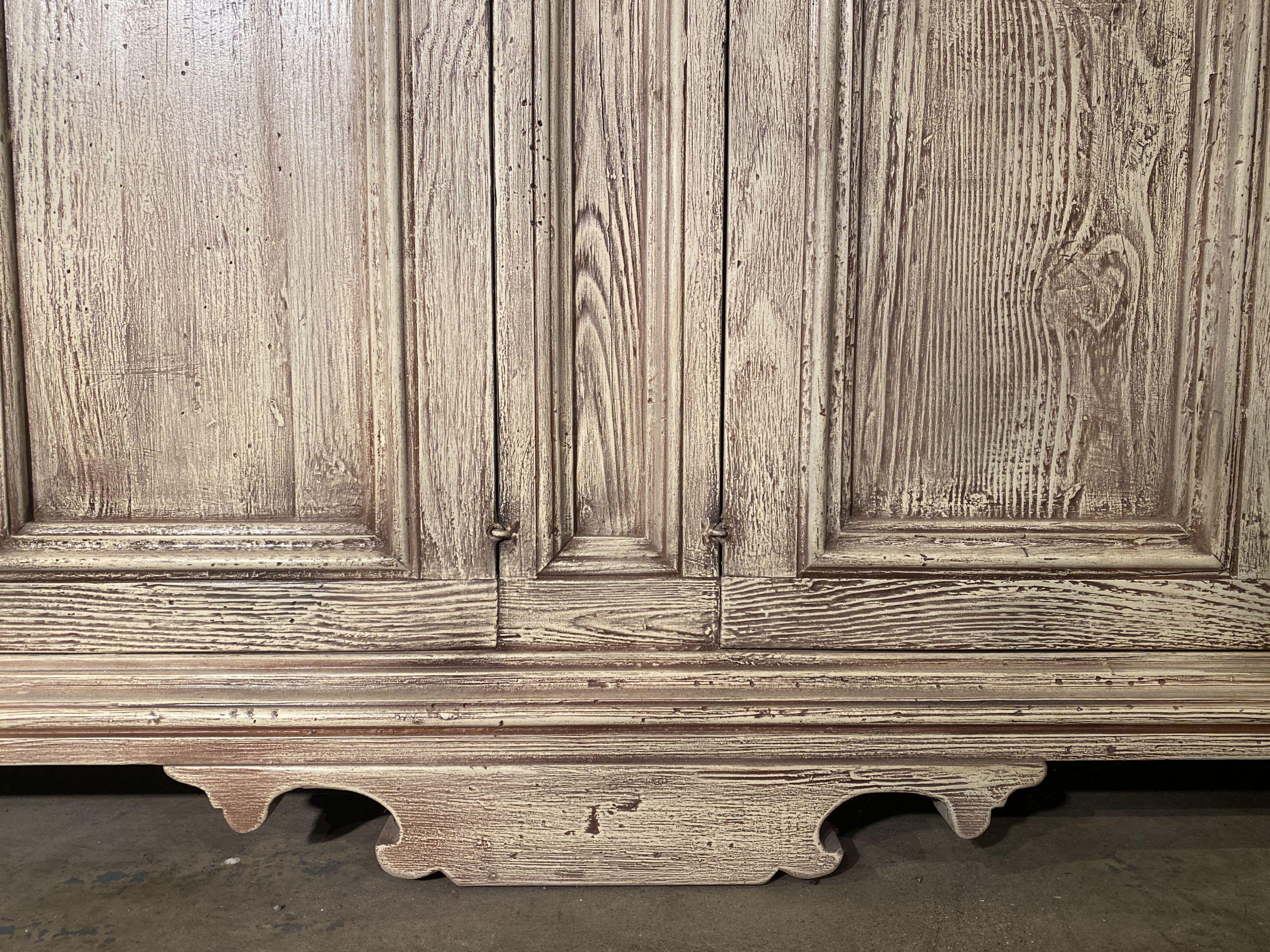 17th C Style Tuscan Italian Fir Library Credenza In-Stock or custom quote For Sale 1