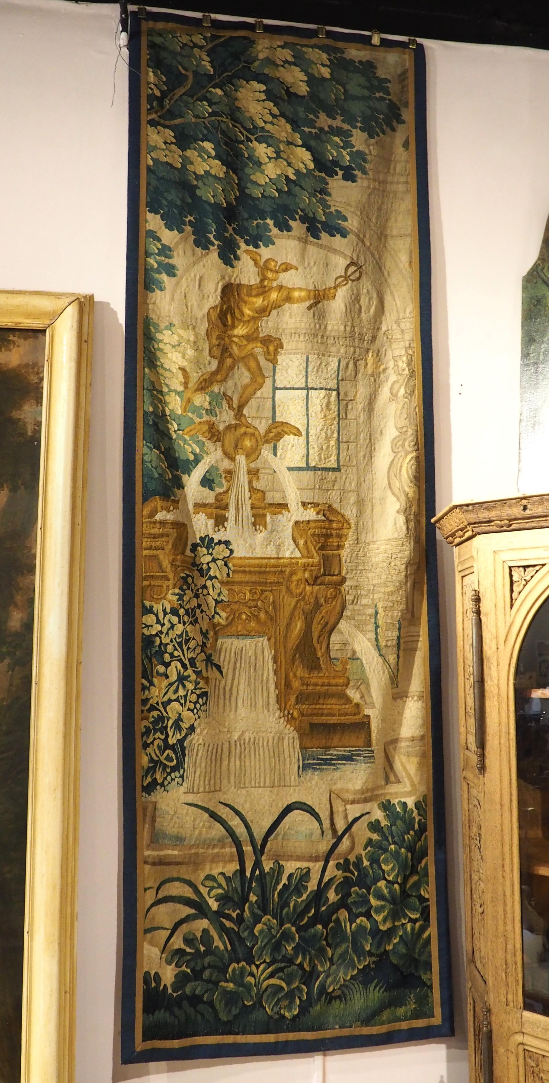 Fragment de tapisserie du XVIIe siècle provenant de Bruxelles Bon état - En vente à Dallas, TX