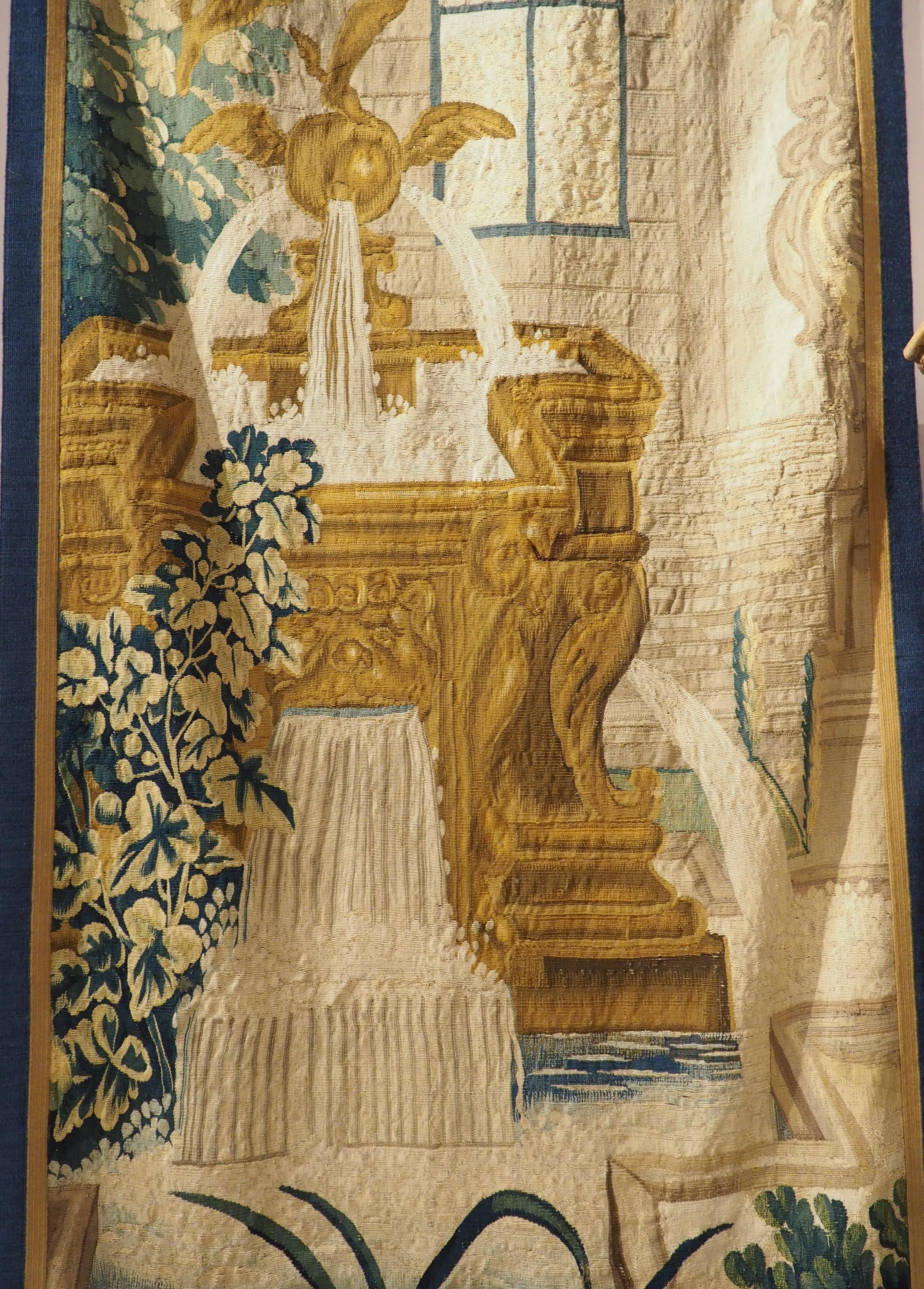 Laine Fragment de tapisserie du XVIIe siècle provenant de Bruxelles en vente