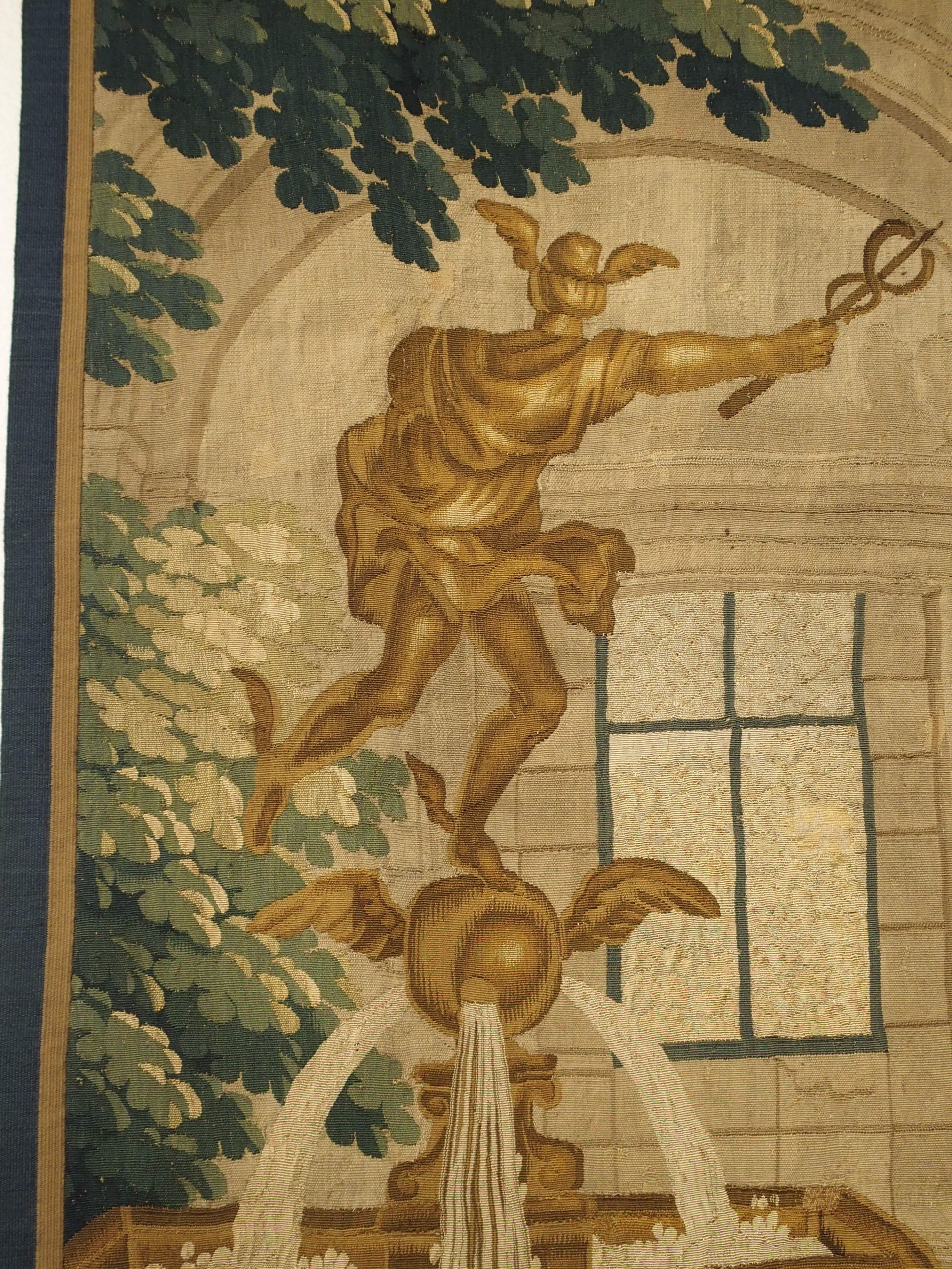 Wandteppichfragment aus Brüssel, 17. Jahrhundert (18. Jahrhundert und früher) im Angebot