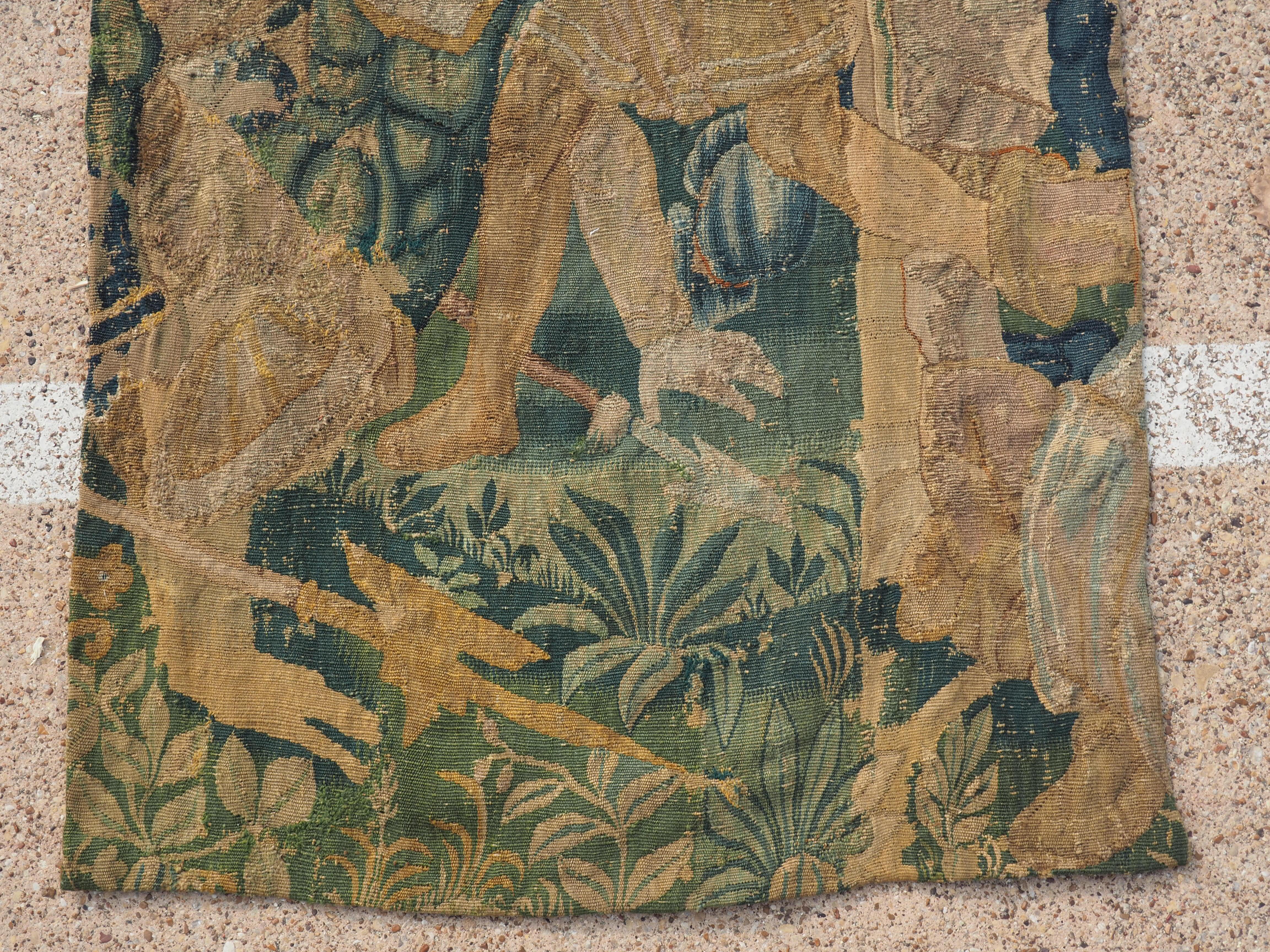 17th Century Tapestry Fragment from Flanders 2