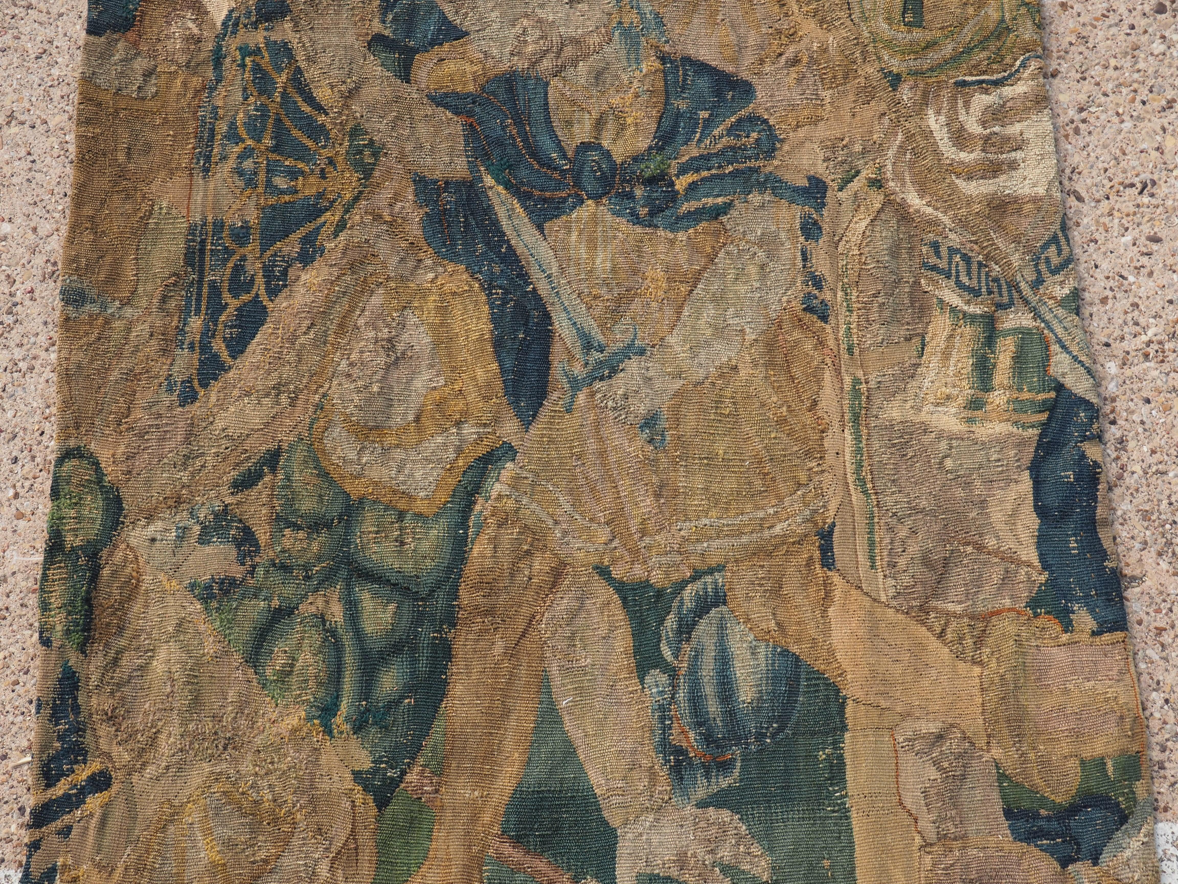 17th Century Tapestry Fragment from Flanders 1