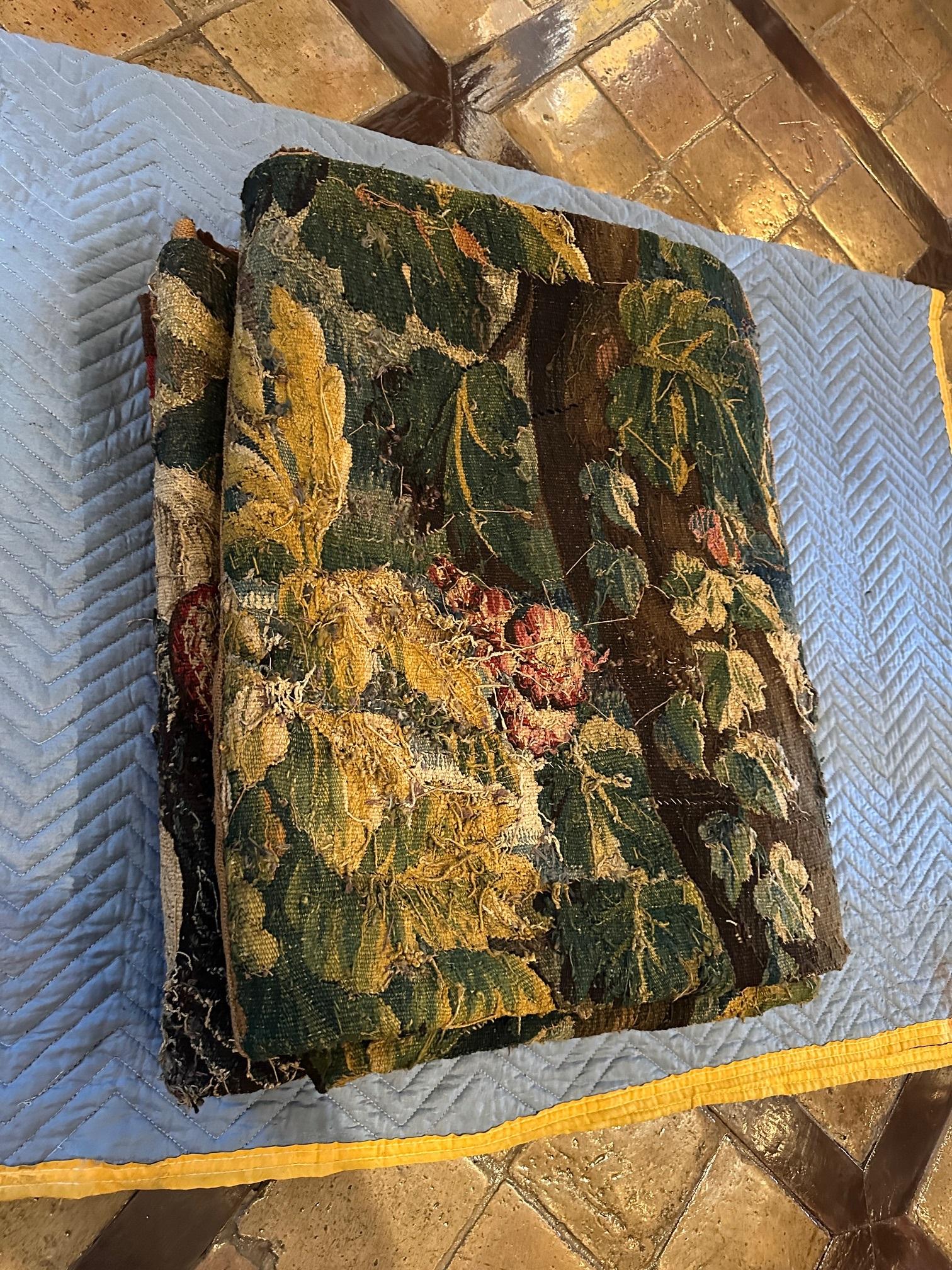 17th Century Tapestry of The Americas Manufactured Royale De Felletin Antiques For Sale 3