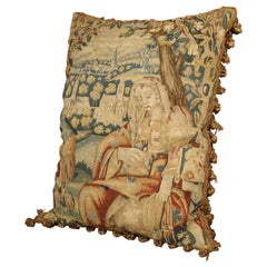 17th Century Tapestry Pillow from France