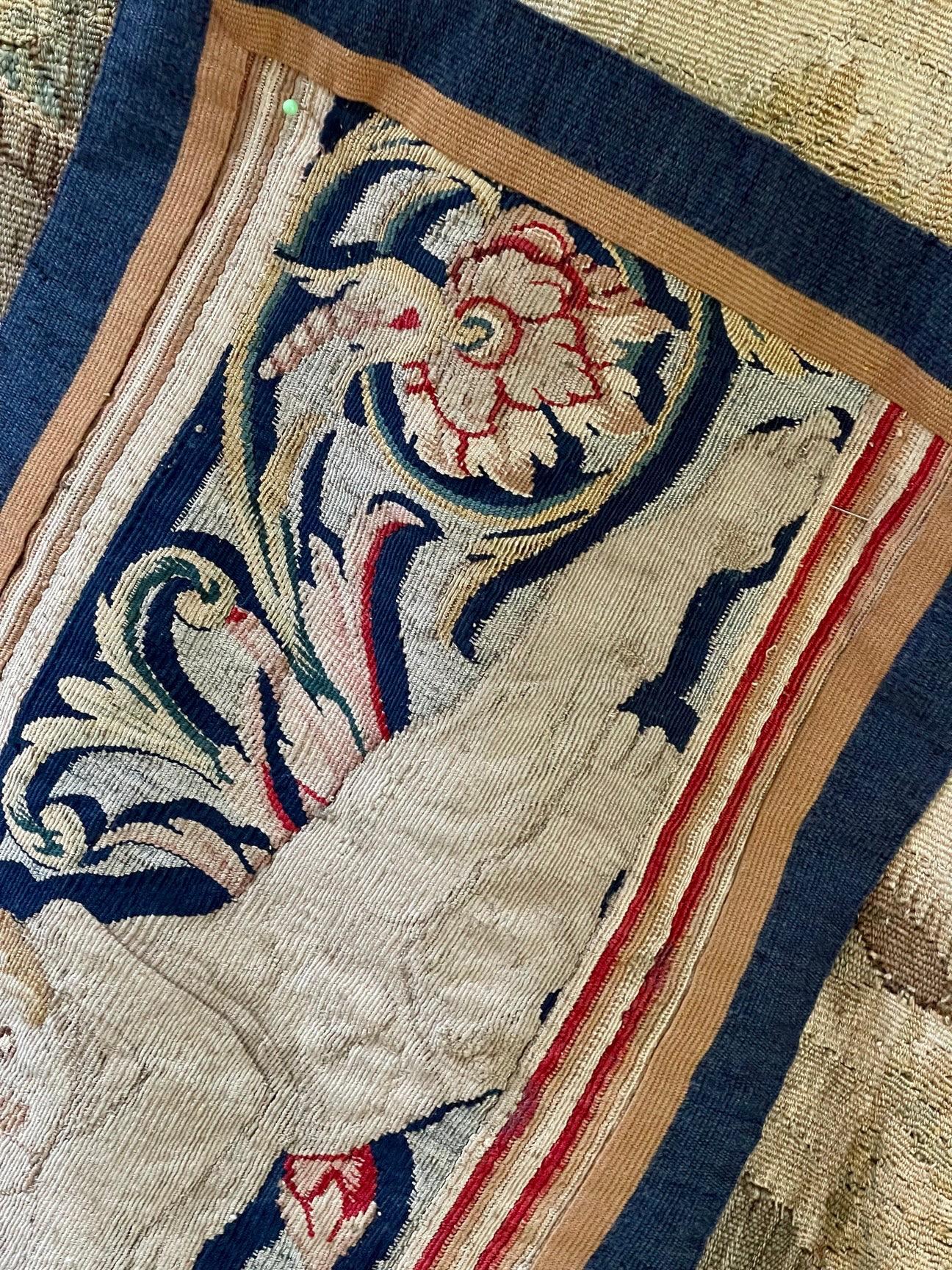 Aubusson 17th Century Tapestry  Valance Flemish
