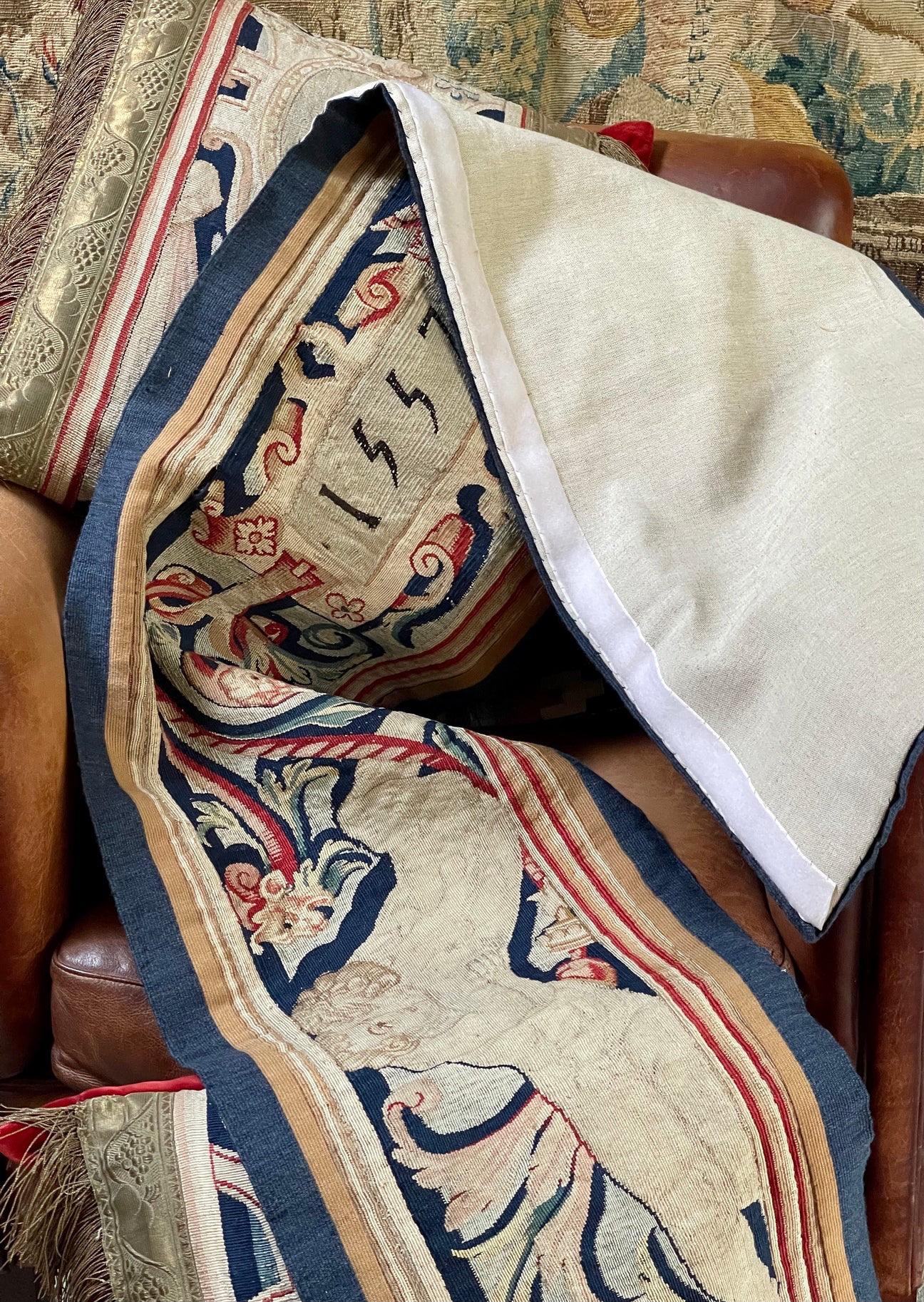 17th Century Tapestry  Valance Flemish 1