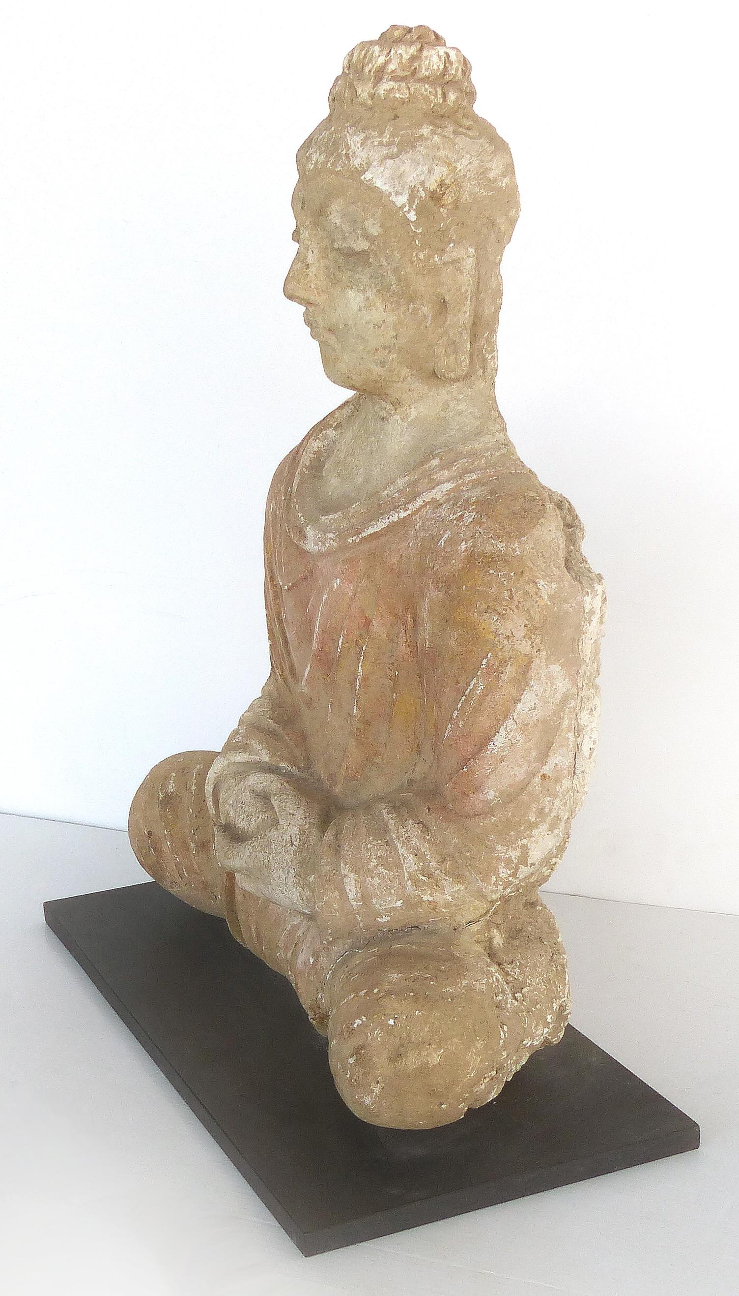 17th century terracotta Buddha, Bangladesh, Provenance Royal-Athena Galleries

Offered for sale is a terracotta seated Buddha from Bangladesh, circa 17th century. This piece was acquired by the previous owner at the renowned Royal-Athena Galleries