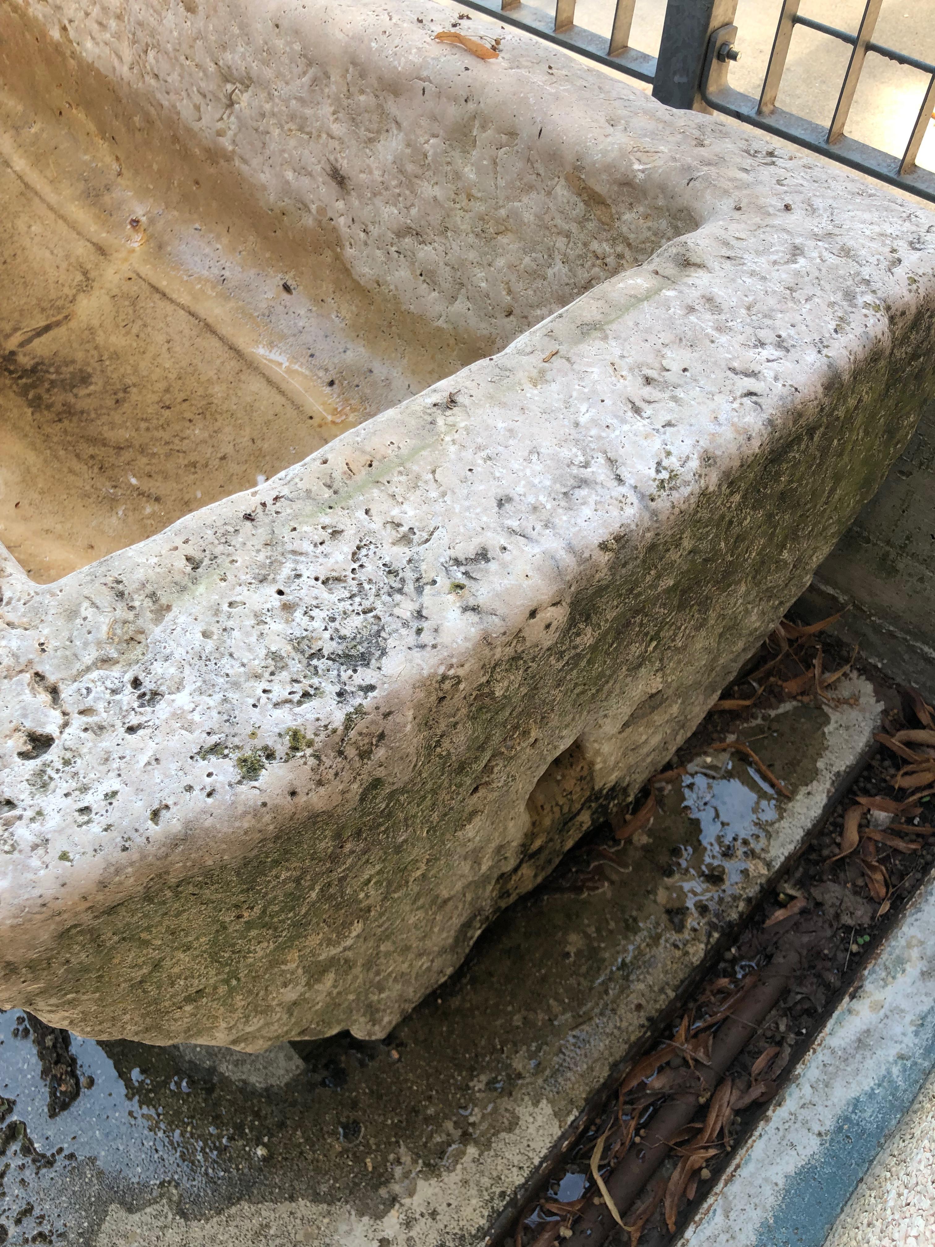 Other 17th Century Thassos Marble Drinking Trough For Sale