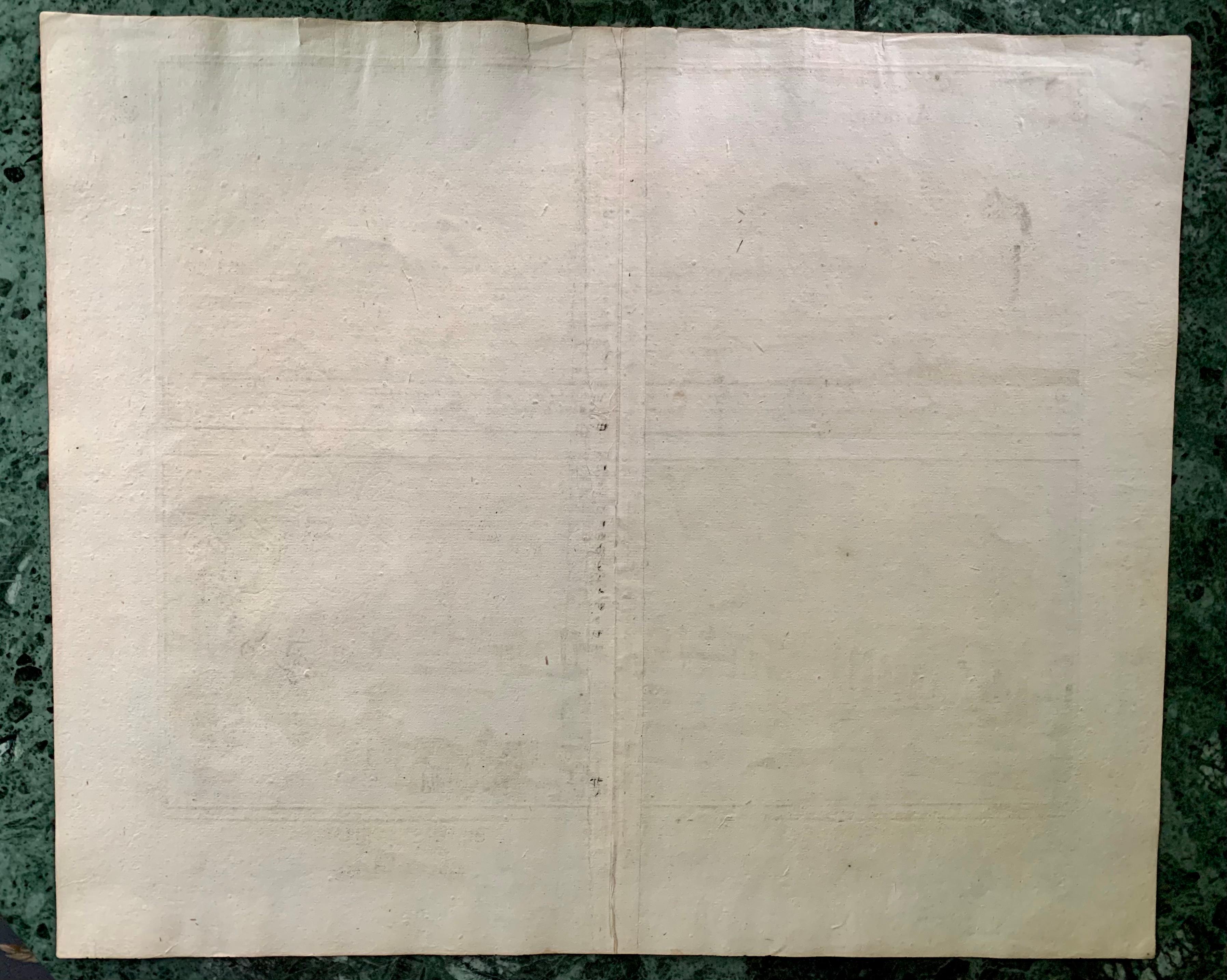 Paper 17th Century Topographical Map of Cote D'azur, Avignon, Frejus by Iohan Peeters For Sale
