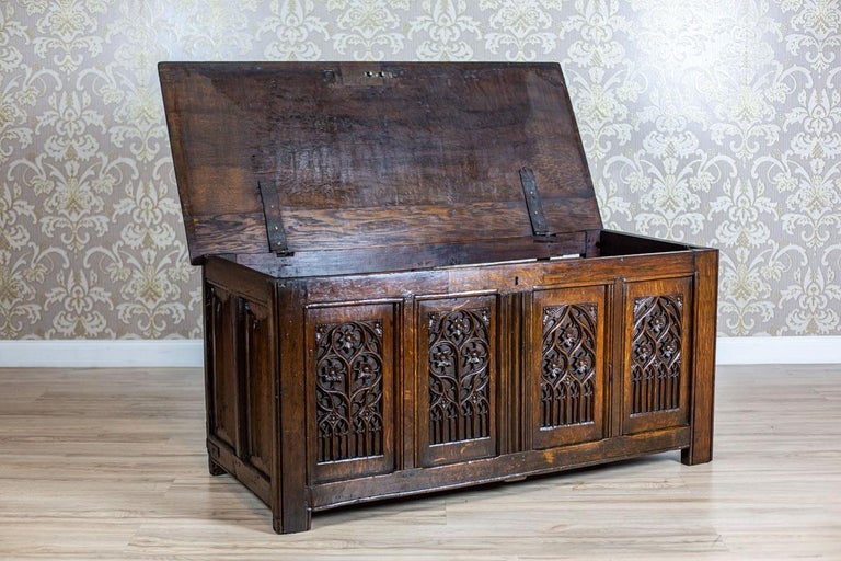 17th Century Tudor Oak Chest at 1stDibs