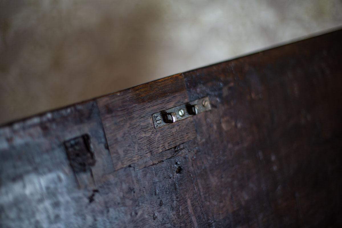 British 17th Century Tudor Oak Chest