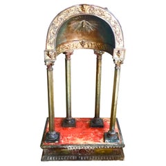 17th Century Tuscany Metal Wood Tabernacle in Antonio da Sangallo Style, Italy