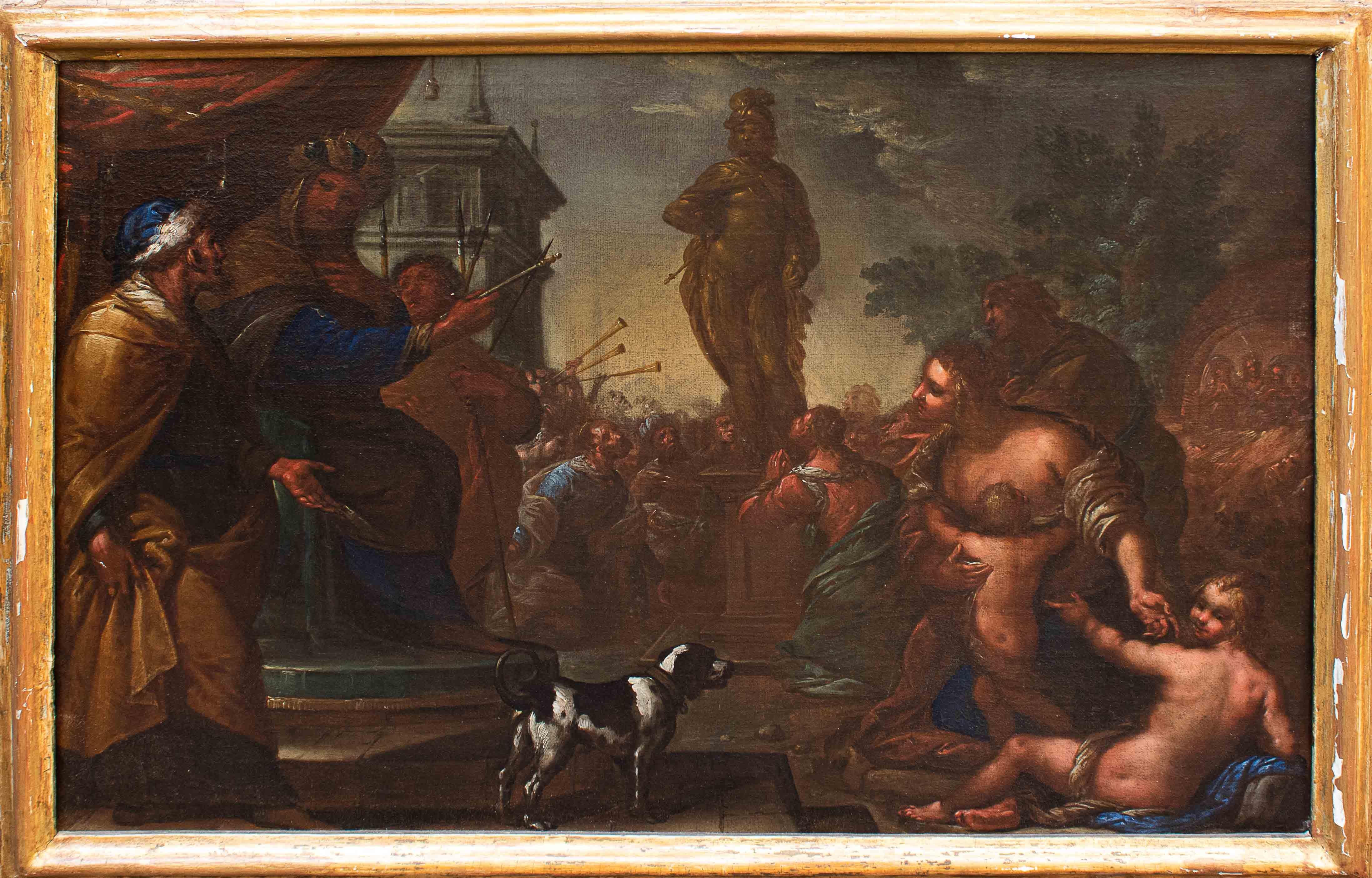 Italian 17th Century Two Biblical Episodes Paintings by Procaccini the Younger