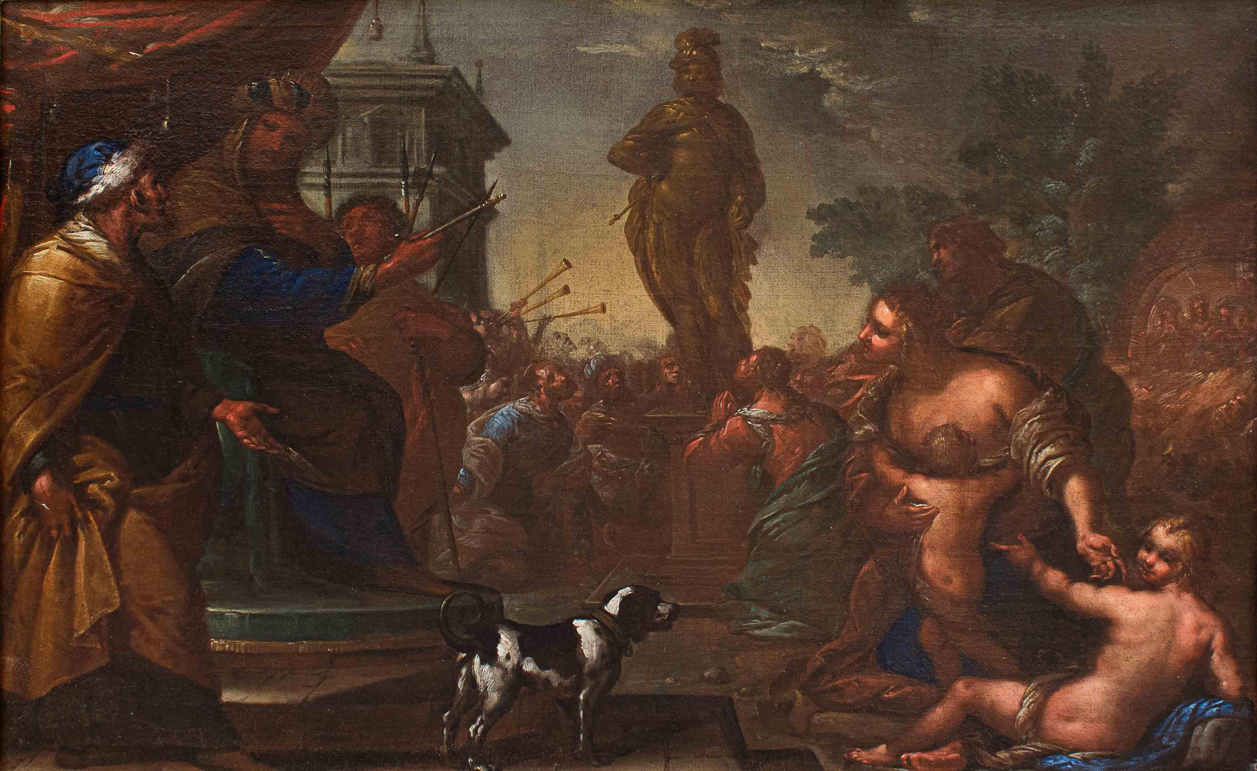 17th Century Two Biblical Episodes Paintings by Procaccini the Younger In Good Condition In Milan, IT
