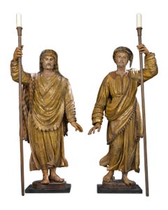 17th Century Venetian Figural Torchères
