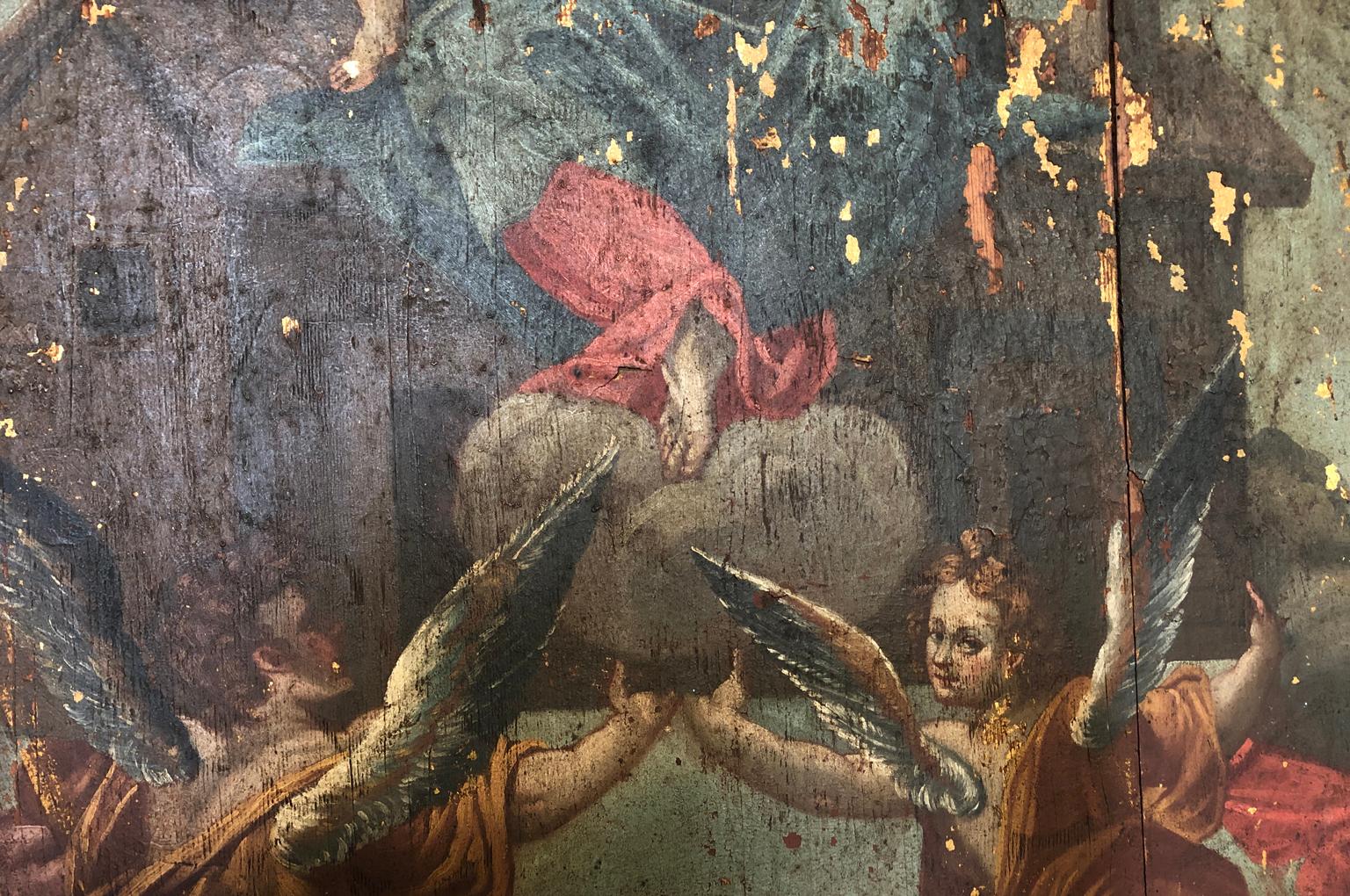 Venezianisches Ölgemälde des 17. Jahrhunderts im Zustand „Gut“ im Angebot in Atlanta, GA