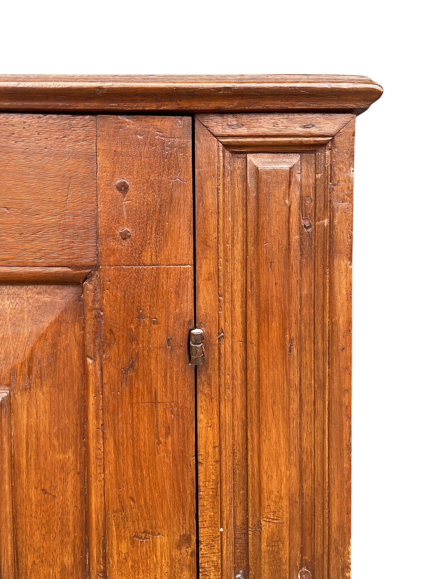 Louis XIII 17th Century Venetian Walnut Cabinet For Sale