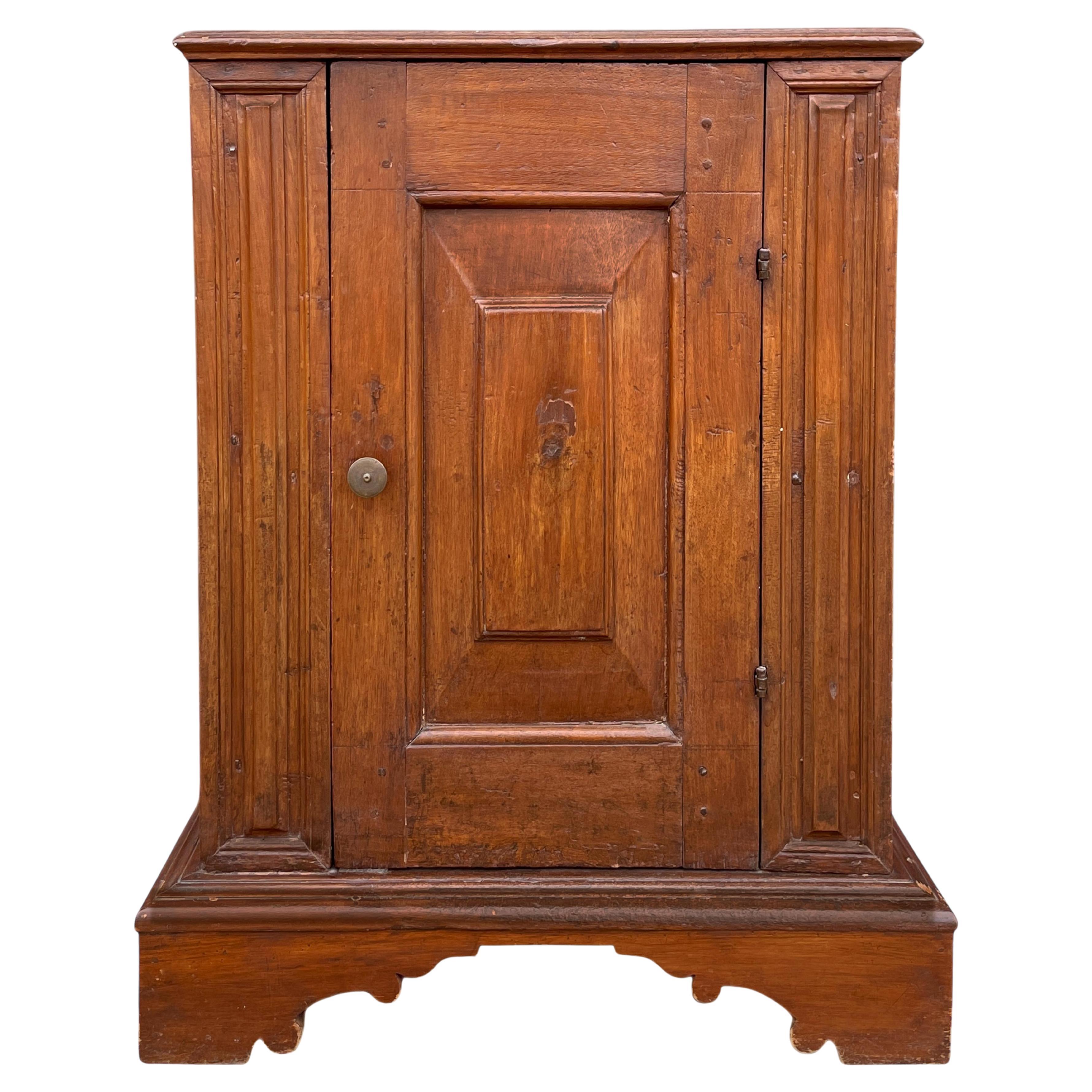 17th Century Venetian Walnut Cabinet For Sale
