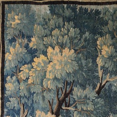 Verdure-Wandteppich aus dem 17. Jahrhundert X