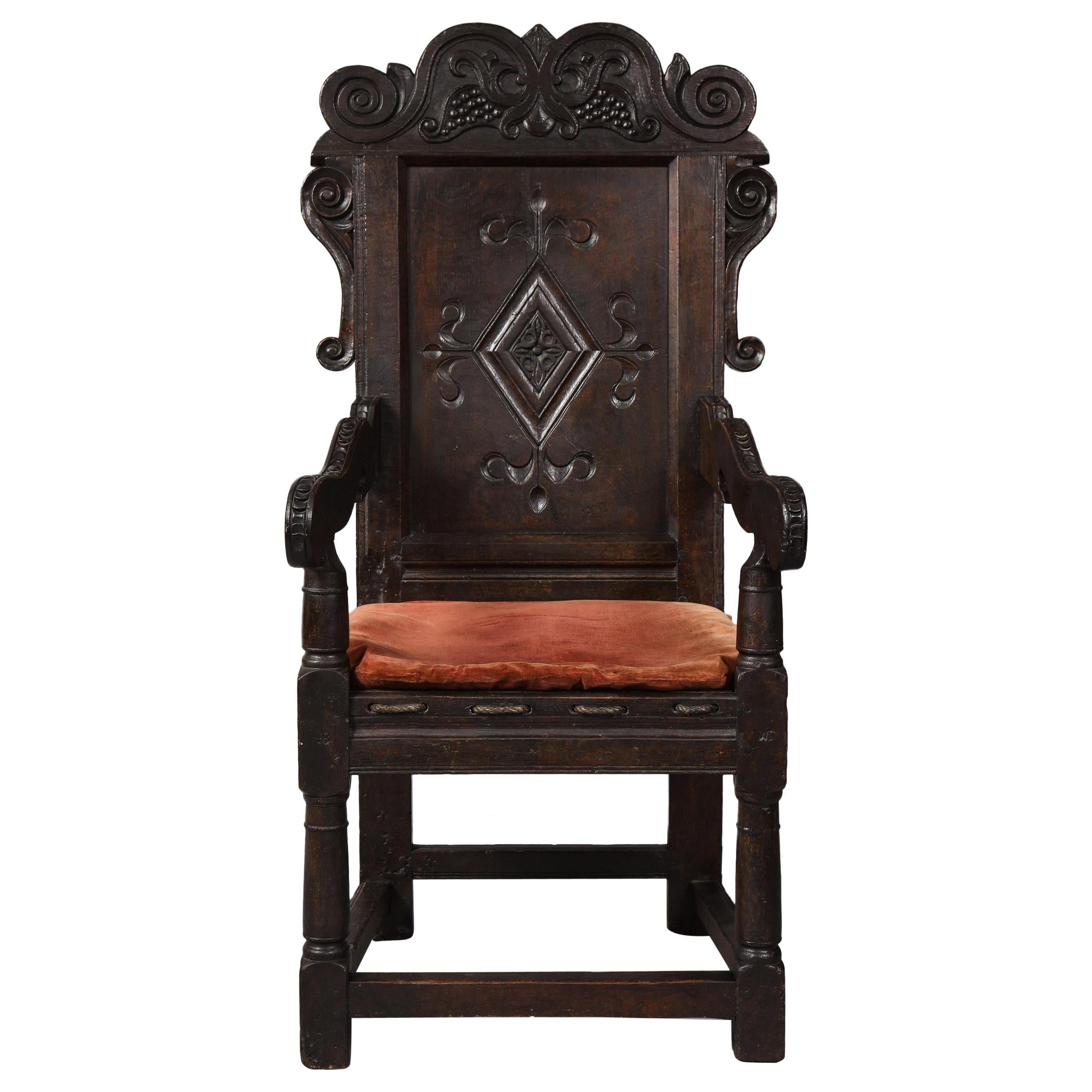 17th Century Wainscot Chair