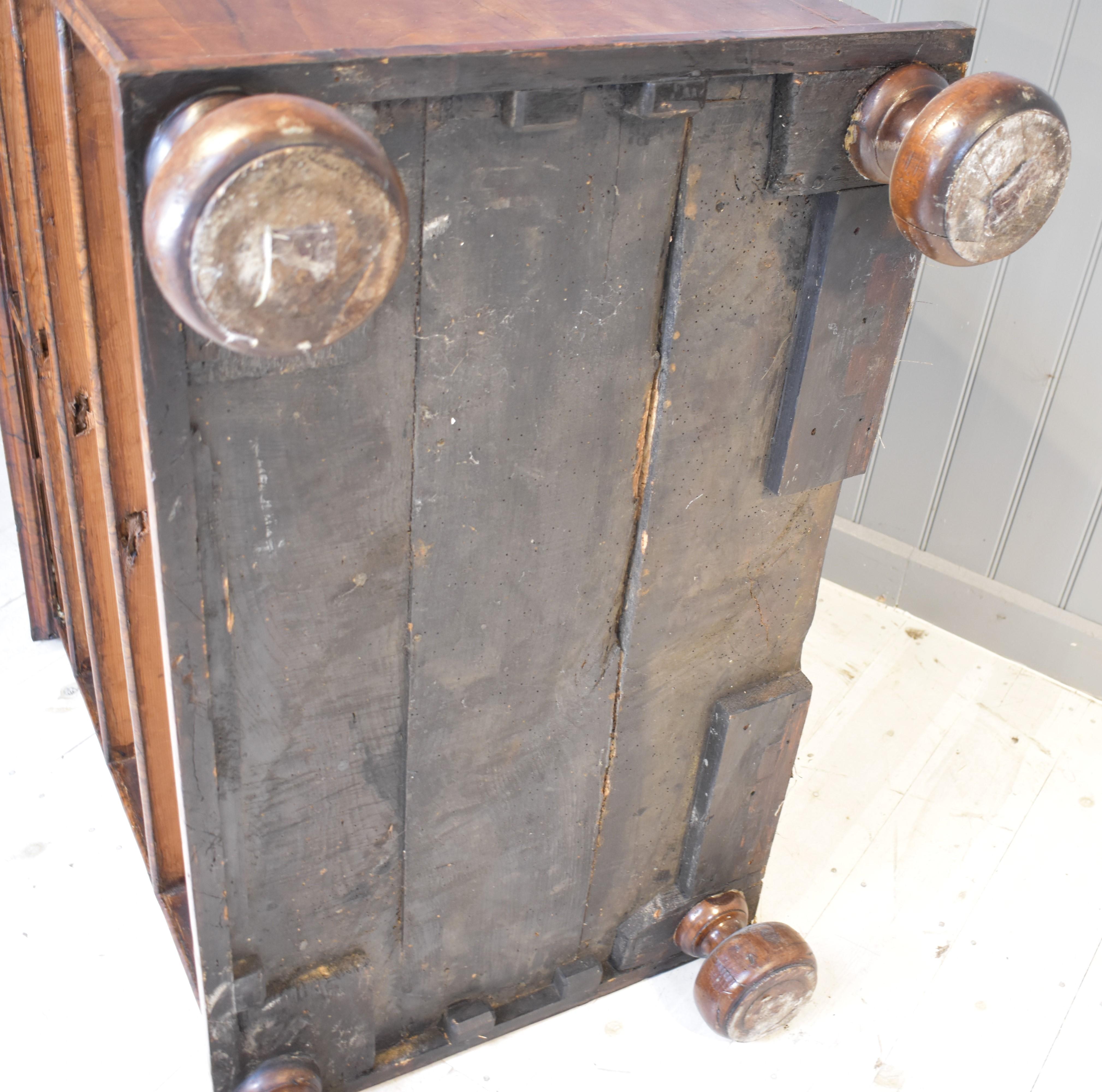 17th century walnut chest of drawers 2