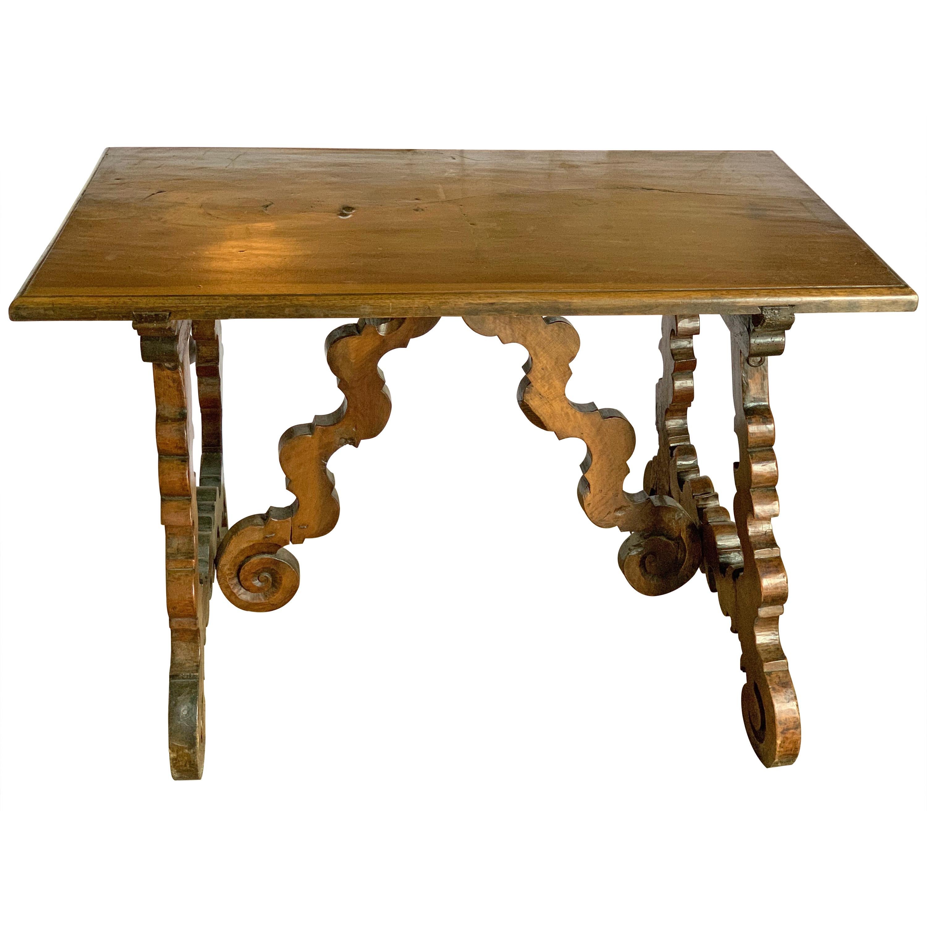 17th Century Walnut Table from Umbria, Italy