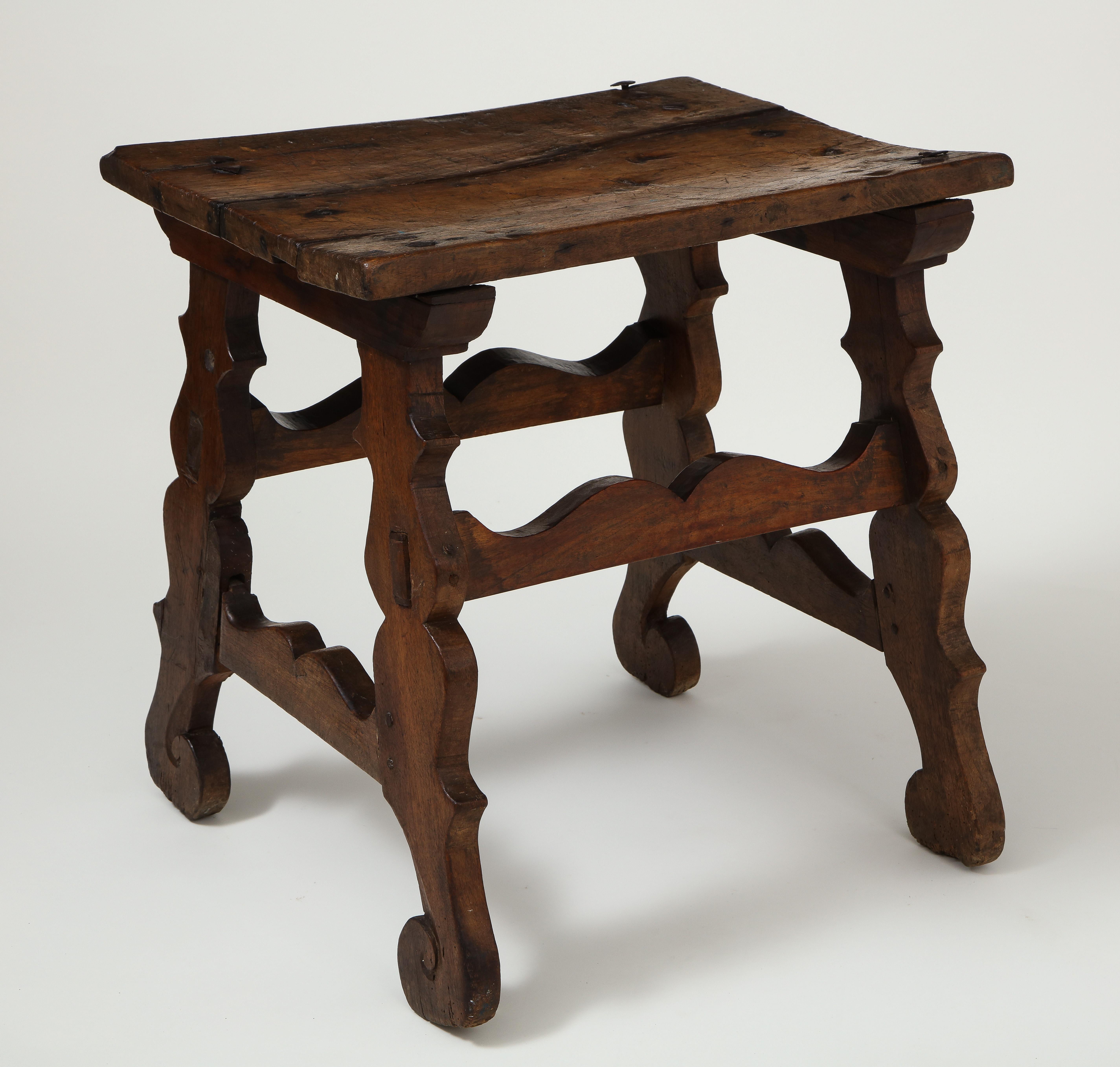 Baroque 17th Century Walnut Trestle Table