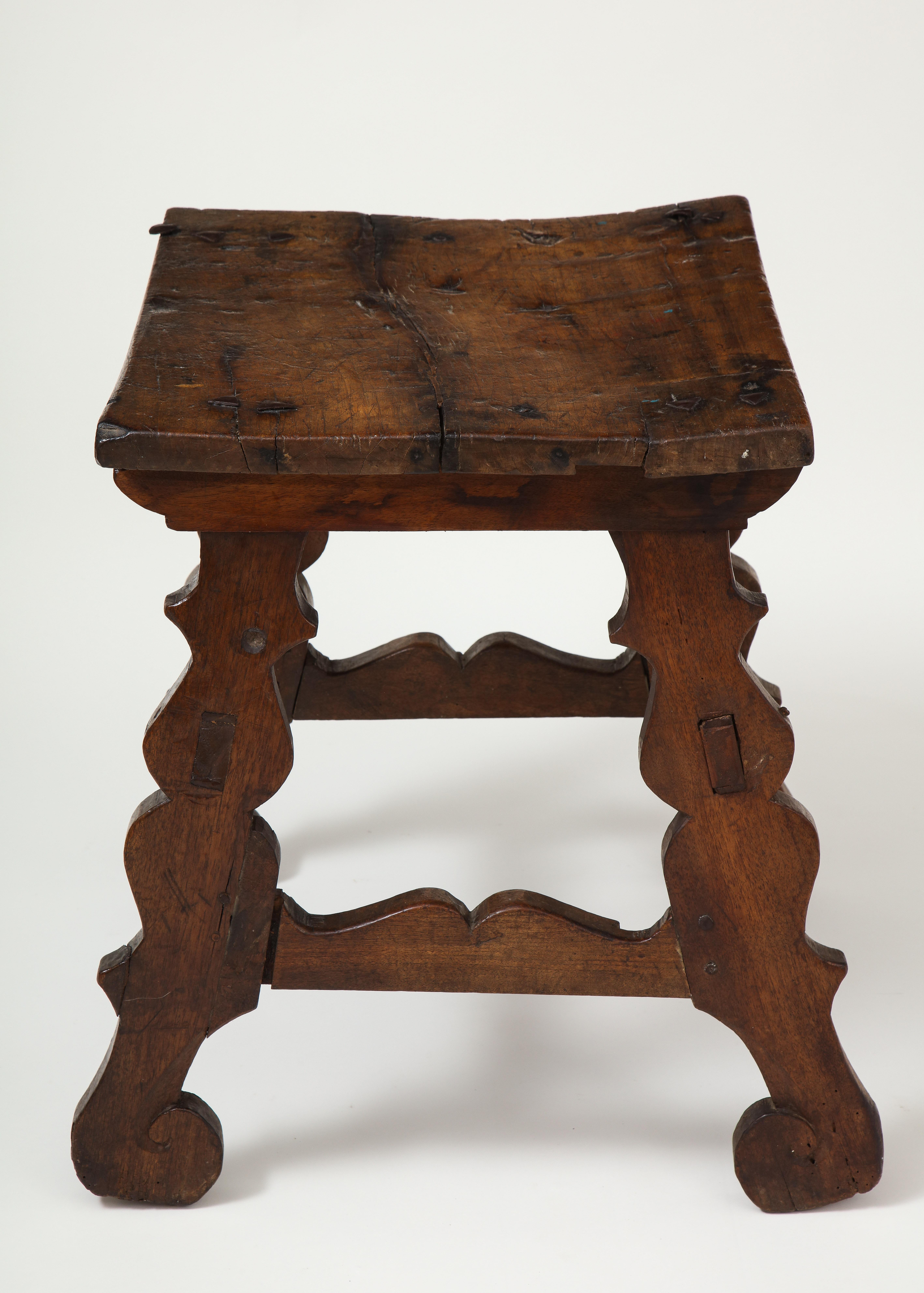 European 17th Century Walnut Trestle Table