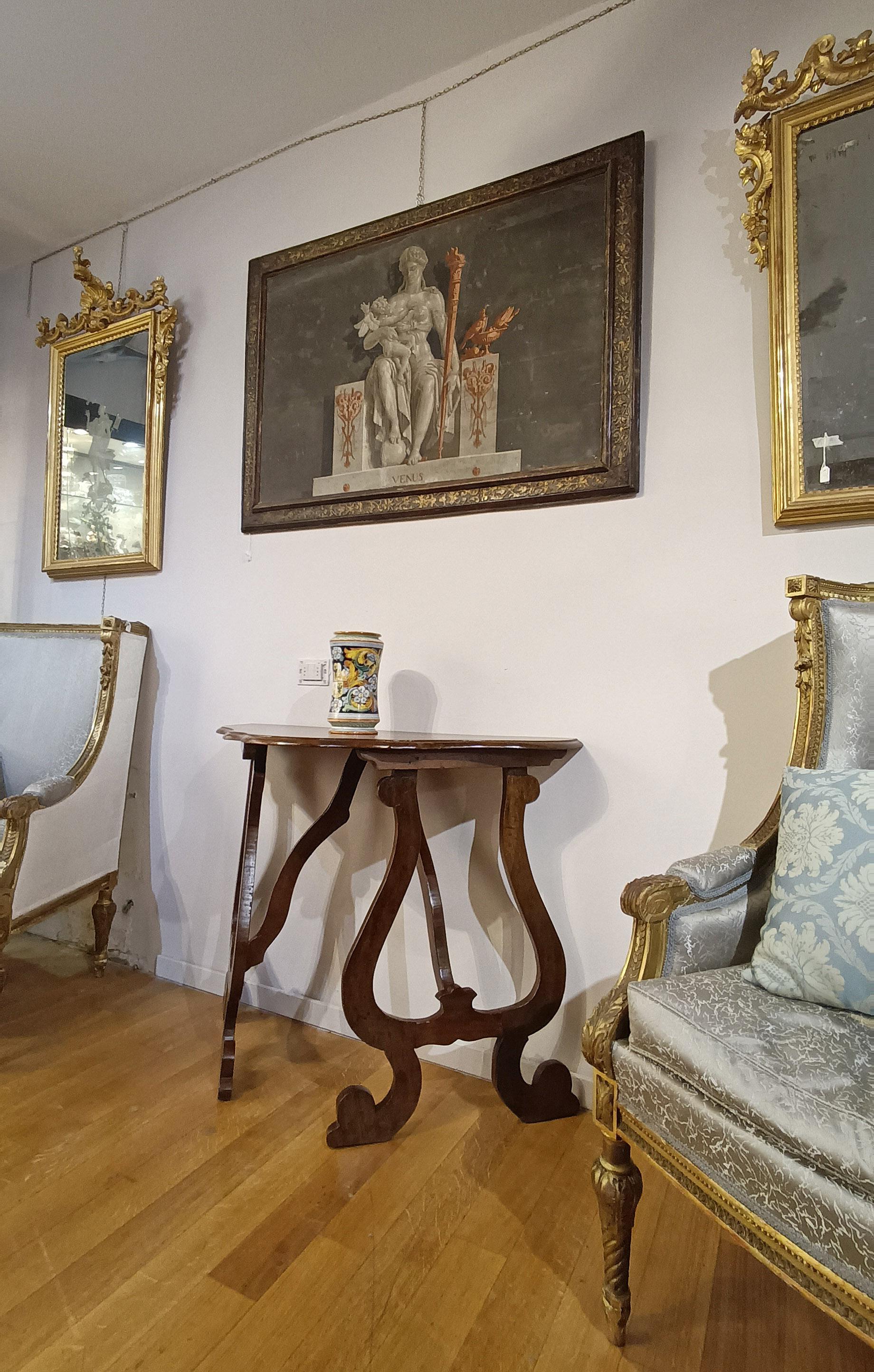 17th CENTURY WALNUT WALL CONSOLLE in vendita 3